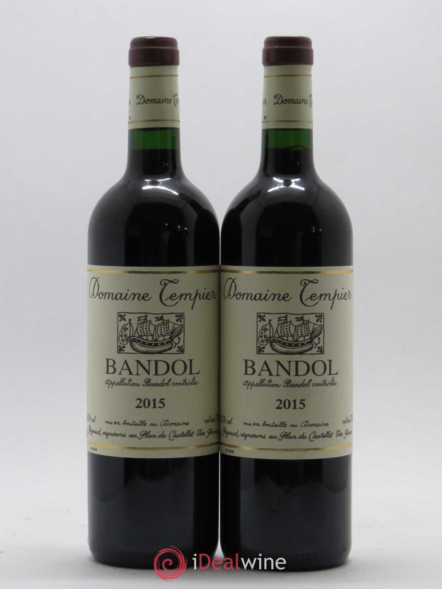 Bandol Domaine Tempier Famille Peyraud 2015 - Lot de 2 bouteilles - 0