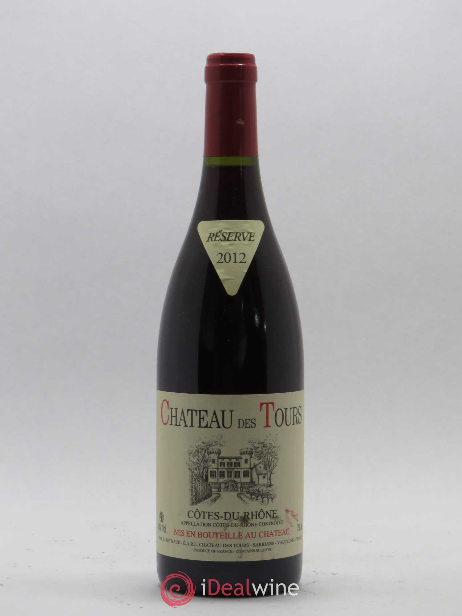Côtes-du-Rhône Château des Tours Emmanuel Reynaud 2012 - Lot de 1 bouteille - 0