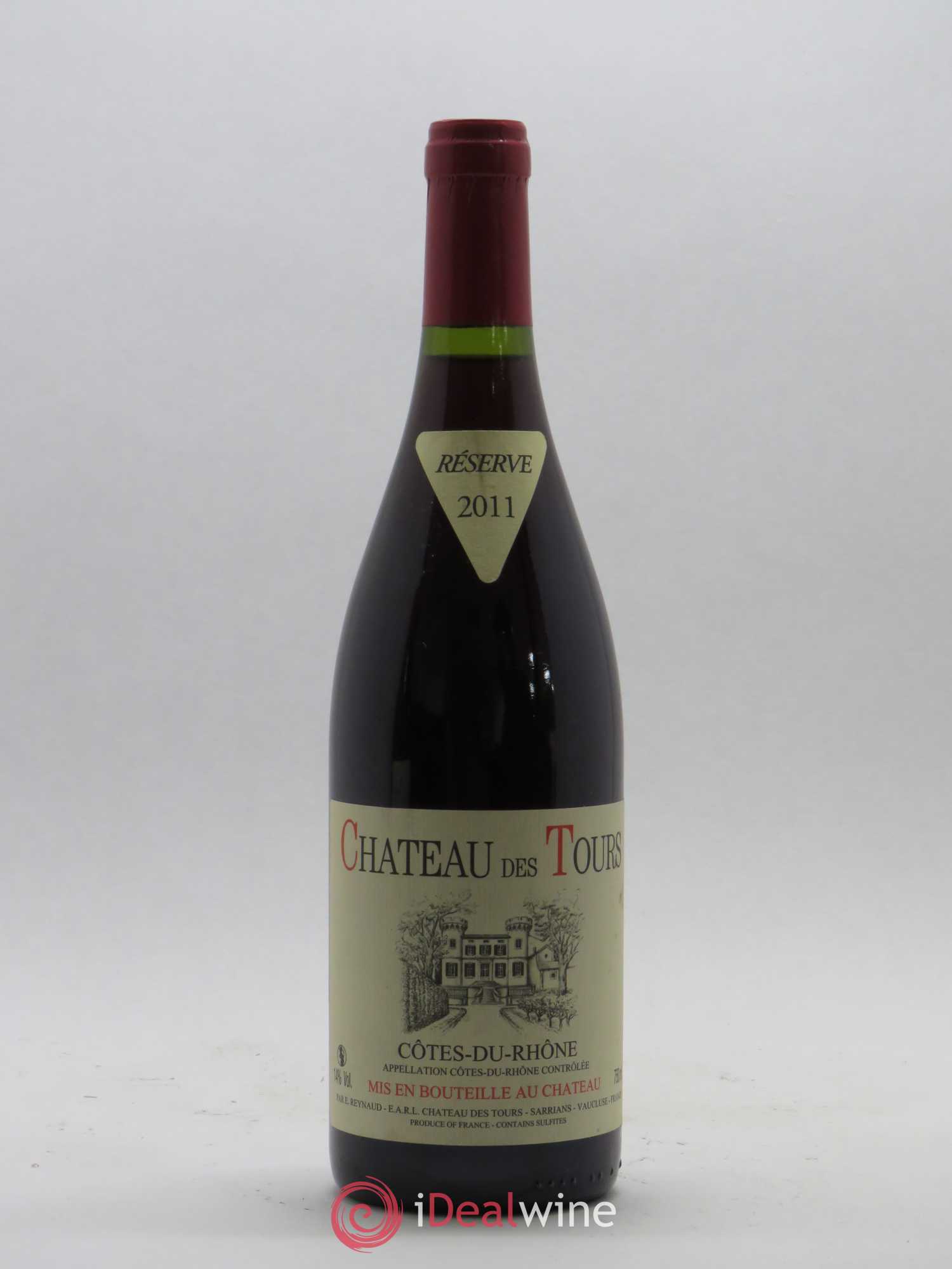 Côtes-du-Rhône Château des Tours Emmanuel Reynaud 2011 - Lot de 1 bouteille - 0