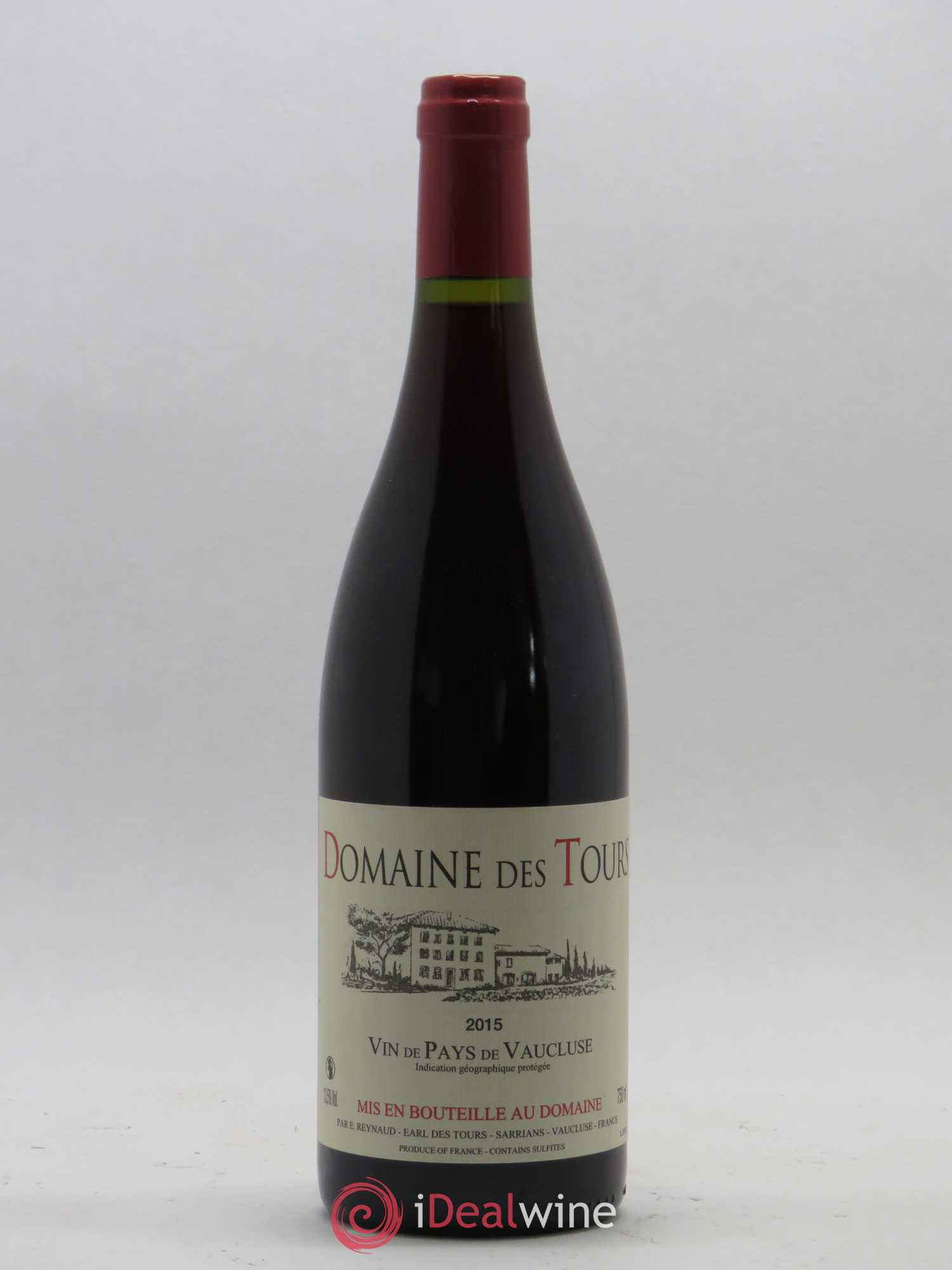 Vaucluse (Vin de Pays de Vaucluse) Domaine des Tours Emmanuel Reynaud 2015 - Lot de 1 bouteille - 0