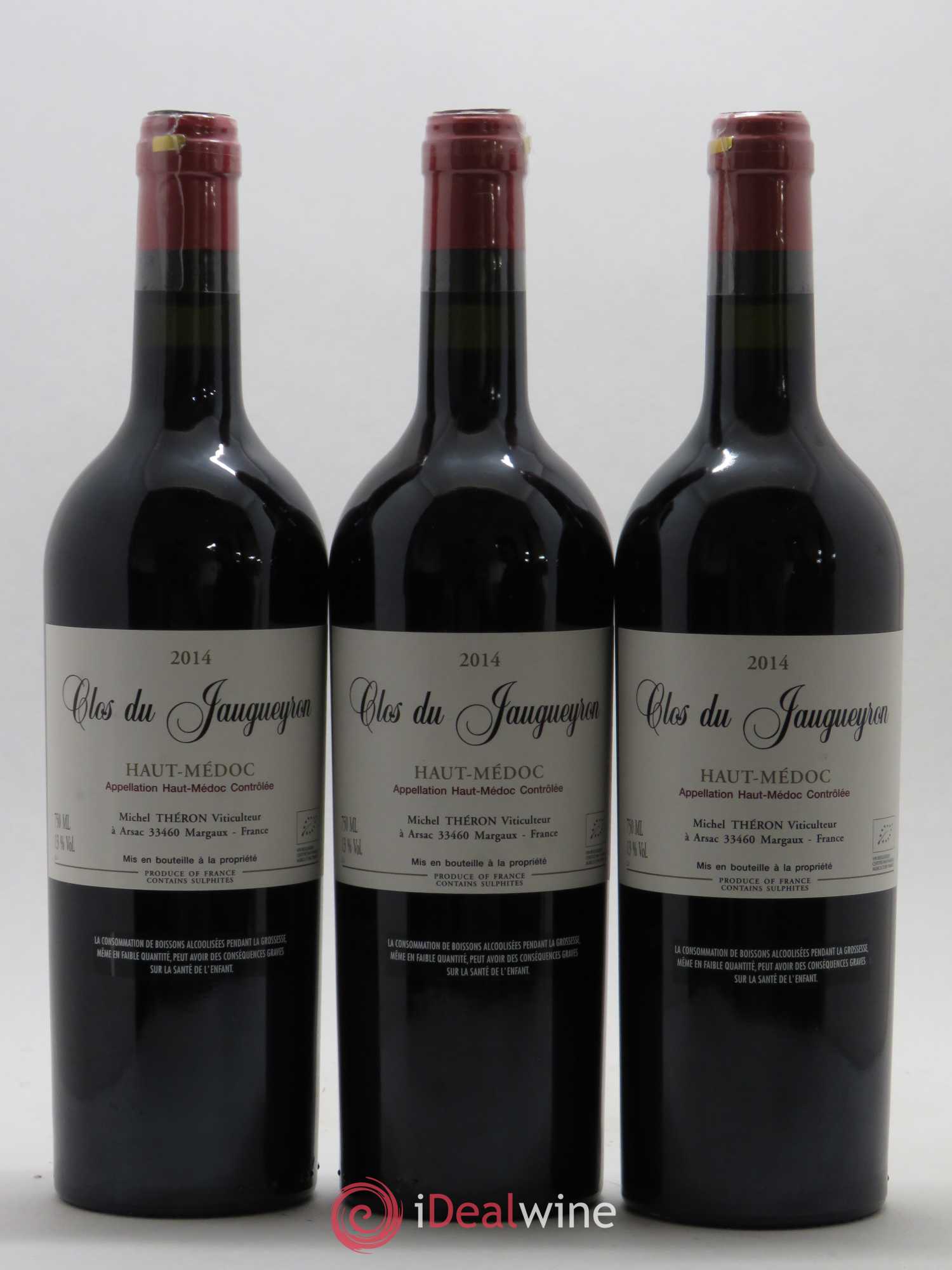 Clos du Jaugueyron 2014 - Lot de 3 bouteilles - 0