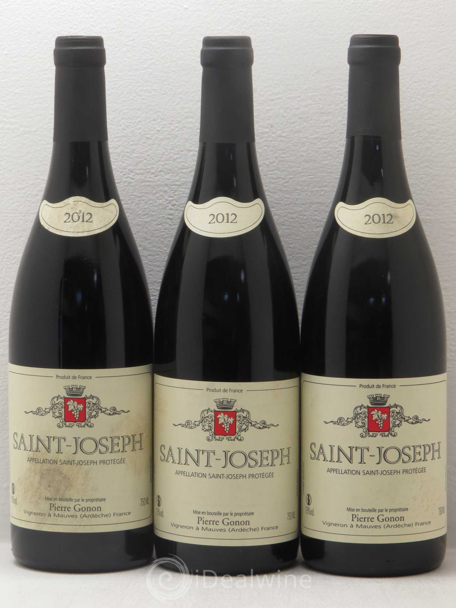 Saint-Joseph Gonon (Domaine) 2012 - Lot de 3 bouteilles - 0