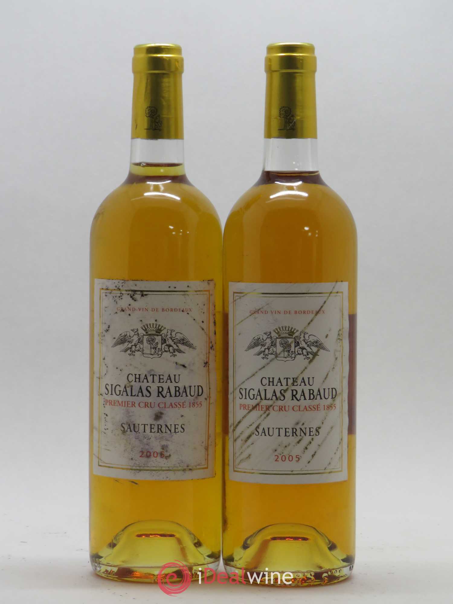 Château Sigalas Rabaud 1er Grand Cru Classé 2005 - Lot de 2 bouteilles - 0
