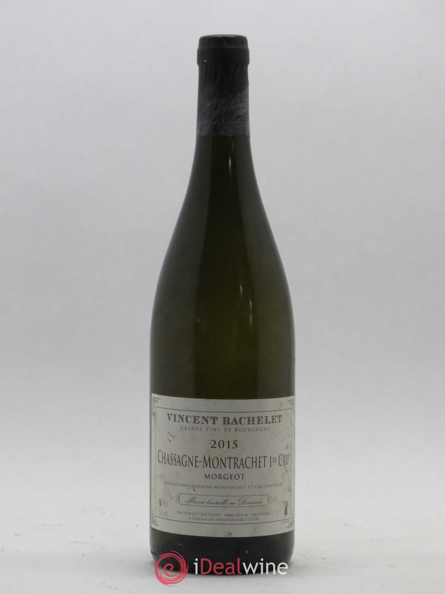 Chassagne-Montrachet 1er Cru Morgeot Vincent Bachelet 2015 - Posten von 1 Flasche - 0