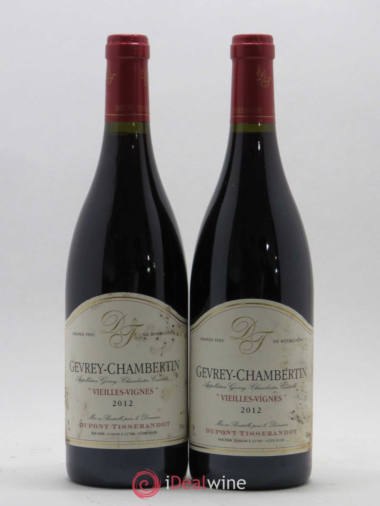 Gevrey-Chambertin Dupont-Tisserandot (Domaine) Vieilles vignes 2012 - Lot de 2 bouteilles - 0