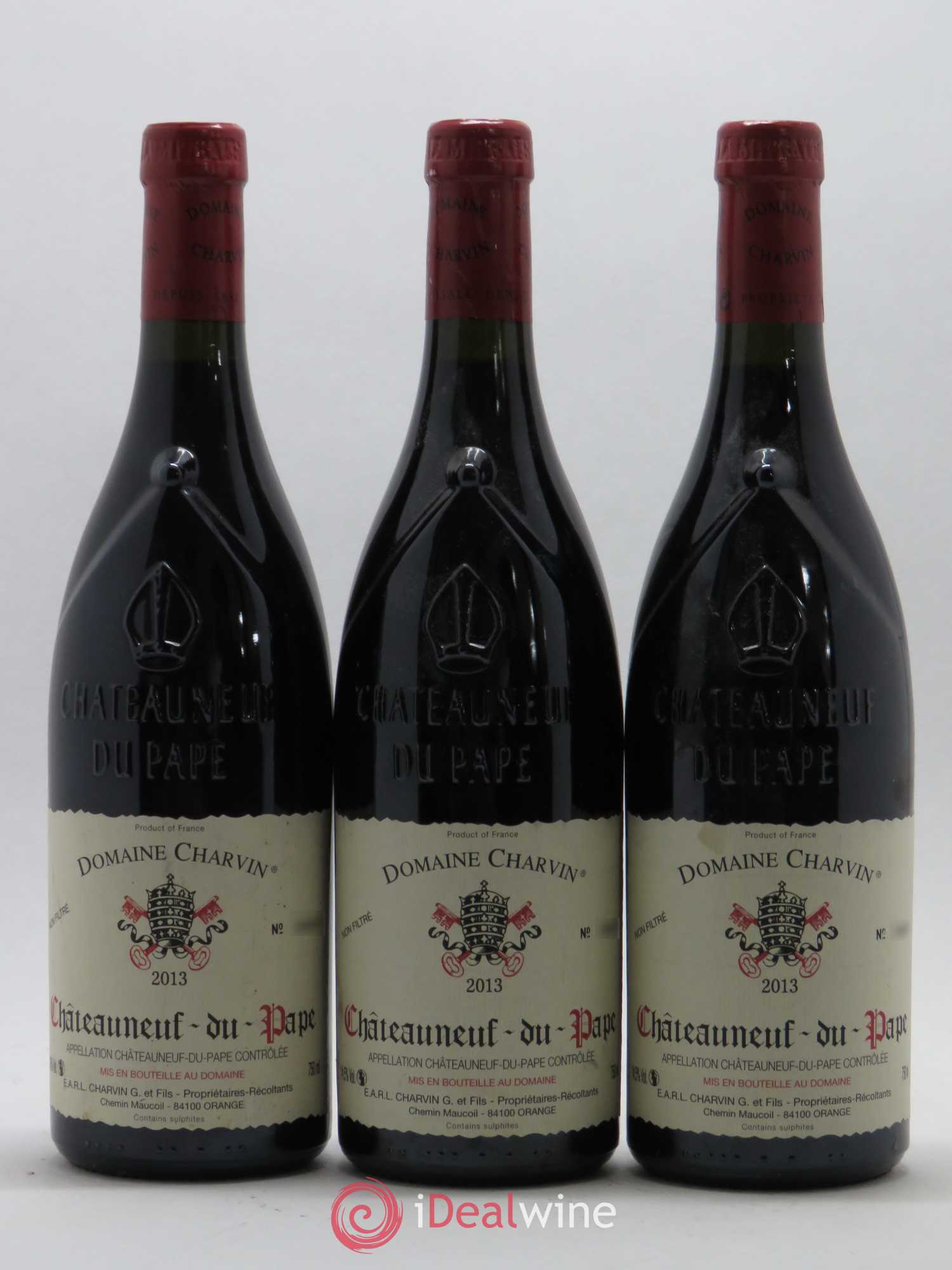 Châteauneuf-du-Pape Charvin (Domaine) 2013 - Lot de 3 bouteilles - 0