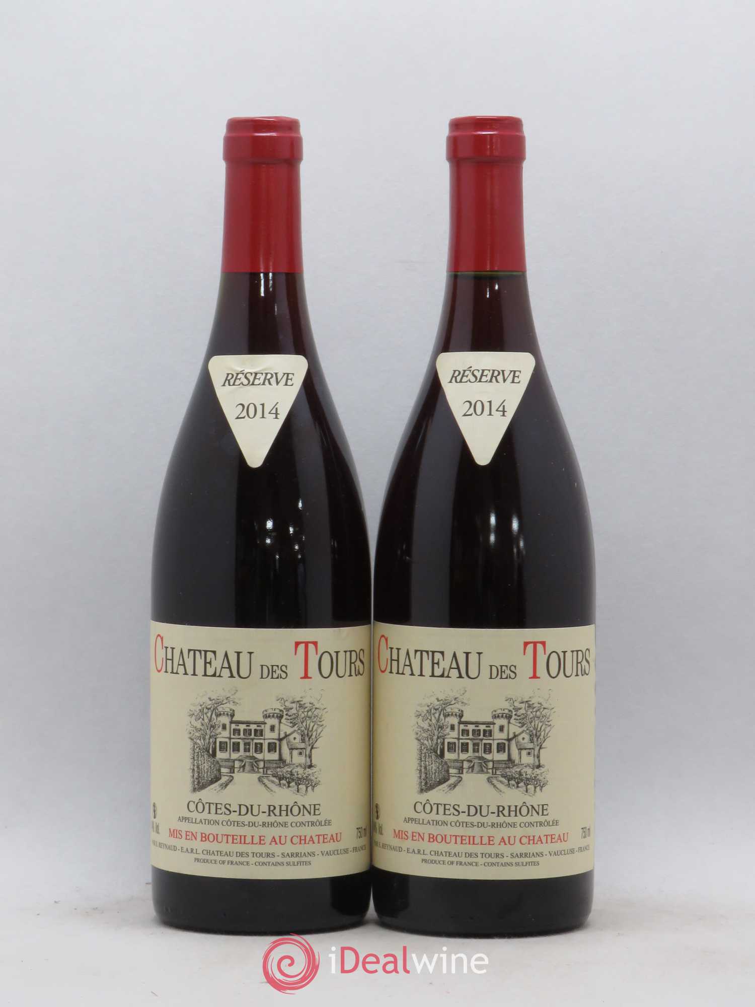 Côtes-du-Rhône Château des Tours Emmanuel Reynaud 2014 - Lot de 2 bouteilles - 0