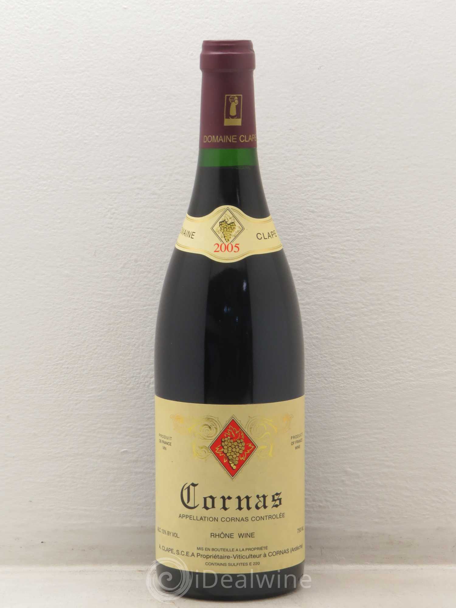 Cornas Auguste Clape 2005 - Lot de 1 bouteille - 0