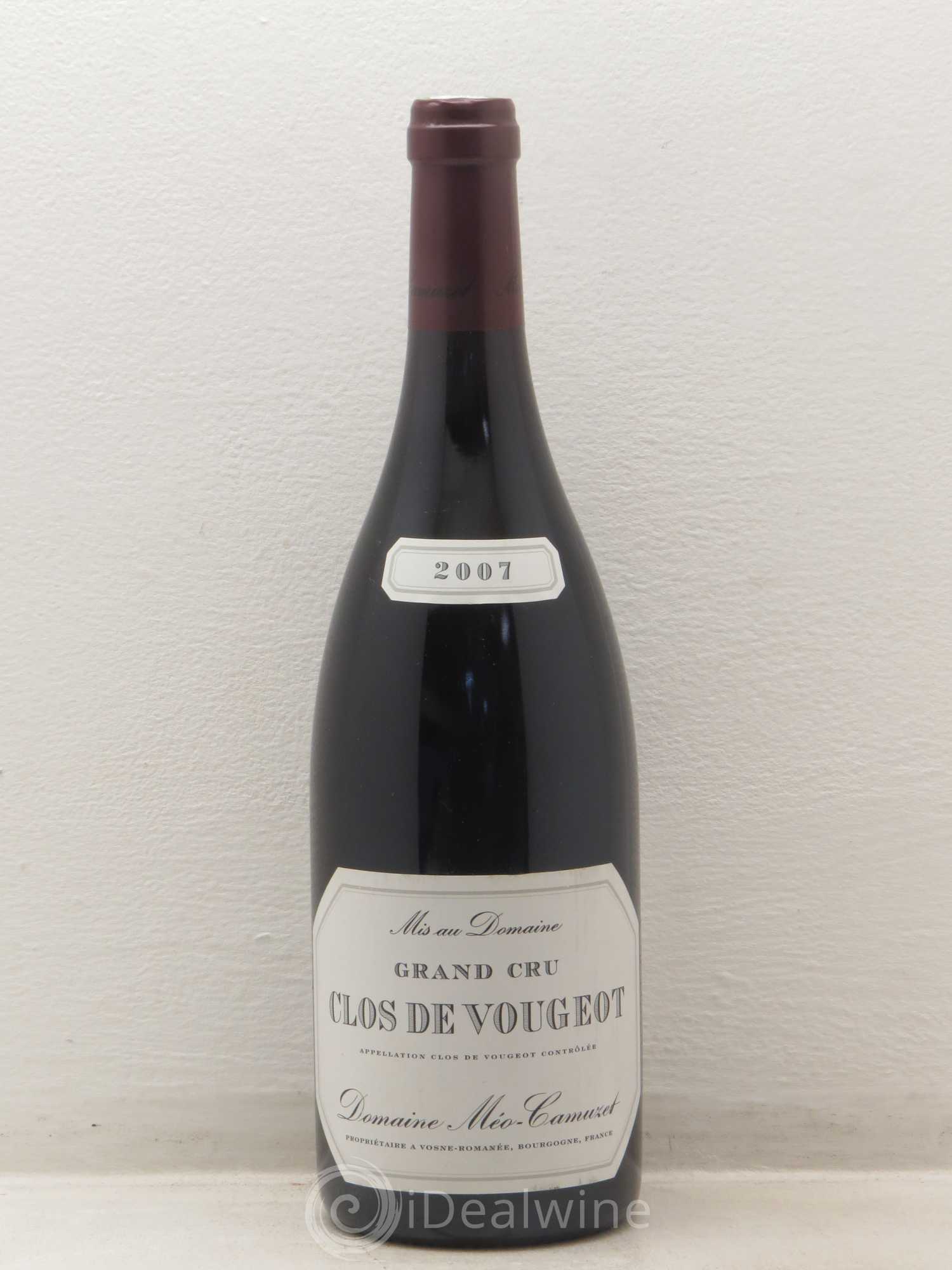 Clos de Vougeot Grand Cru Méo-Camuzet (Domaine) 2007 - Lot de 1 bouteille - 0