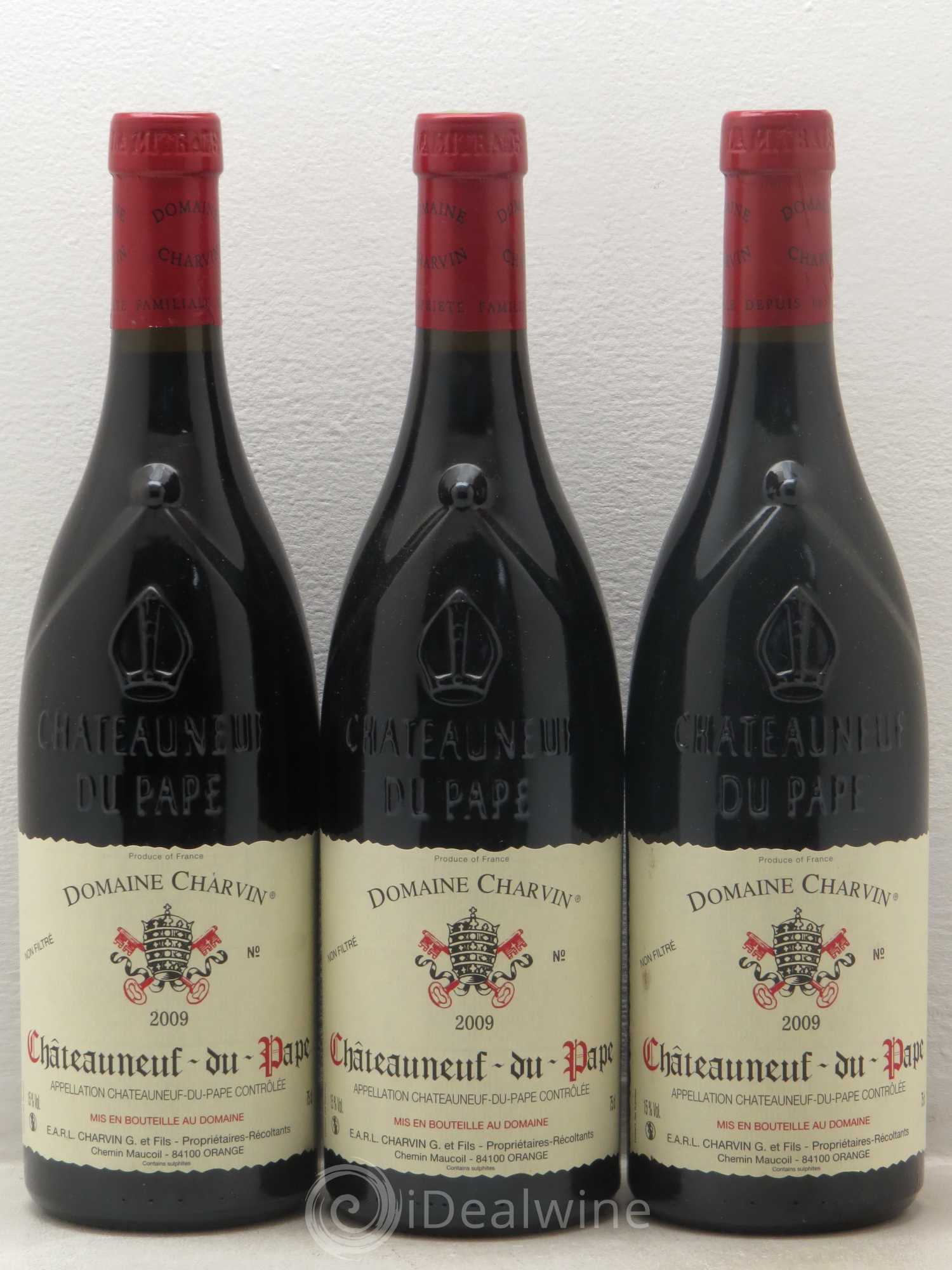 Châteauneuf-du-Pape Charvin (Domaine) 2009 - Lot de 3 bouteilles - 0