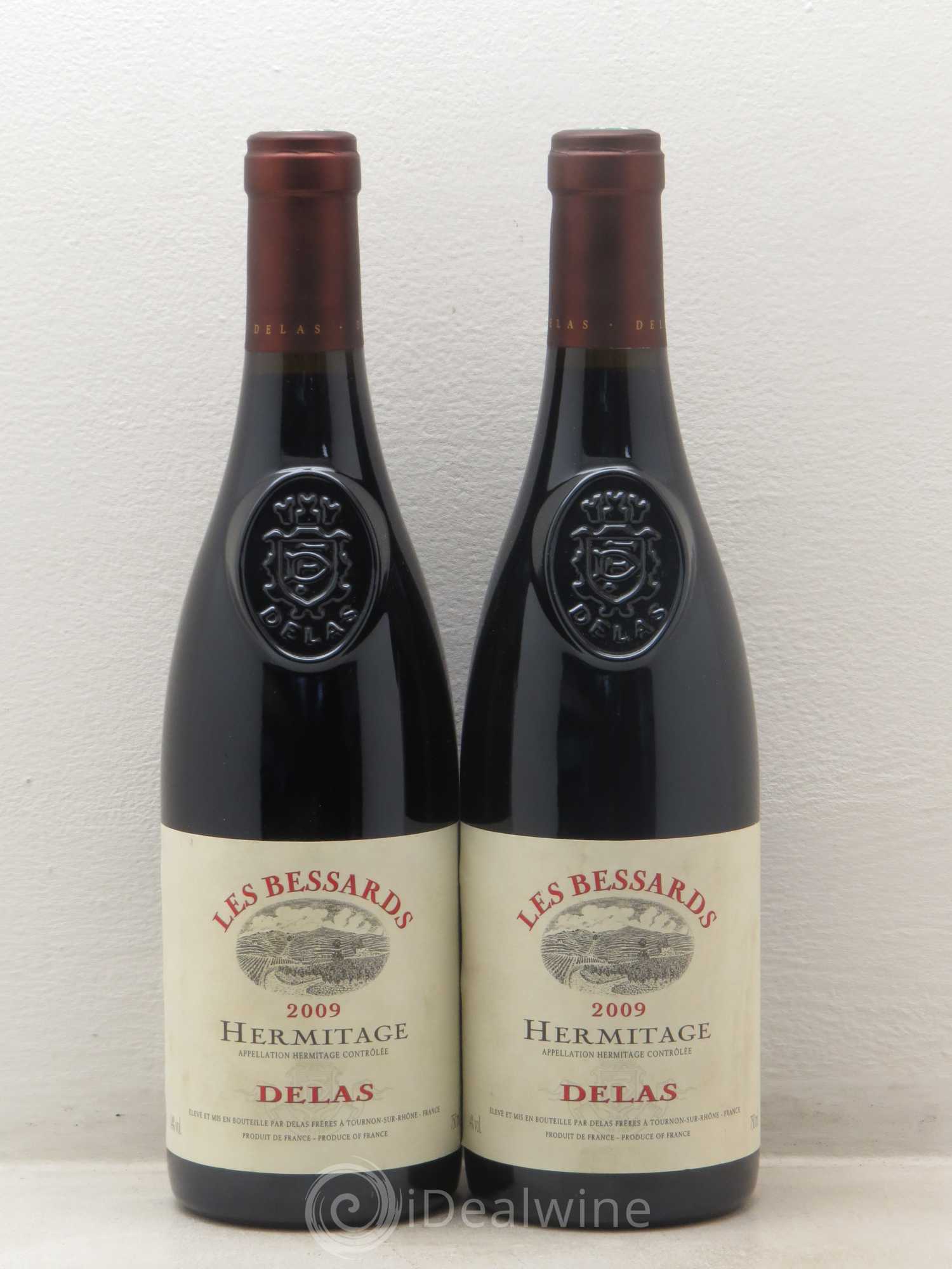 Hermitage Les Bessards Delas Frères 2009 - Lot de 2 bouteilles - 0