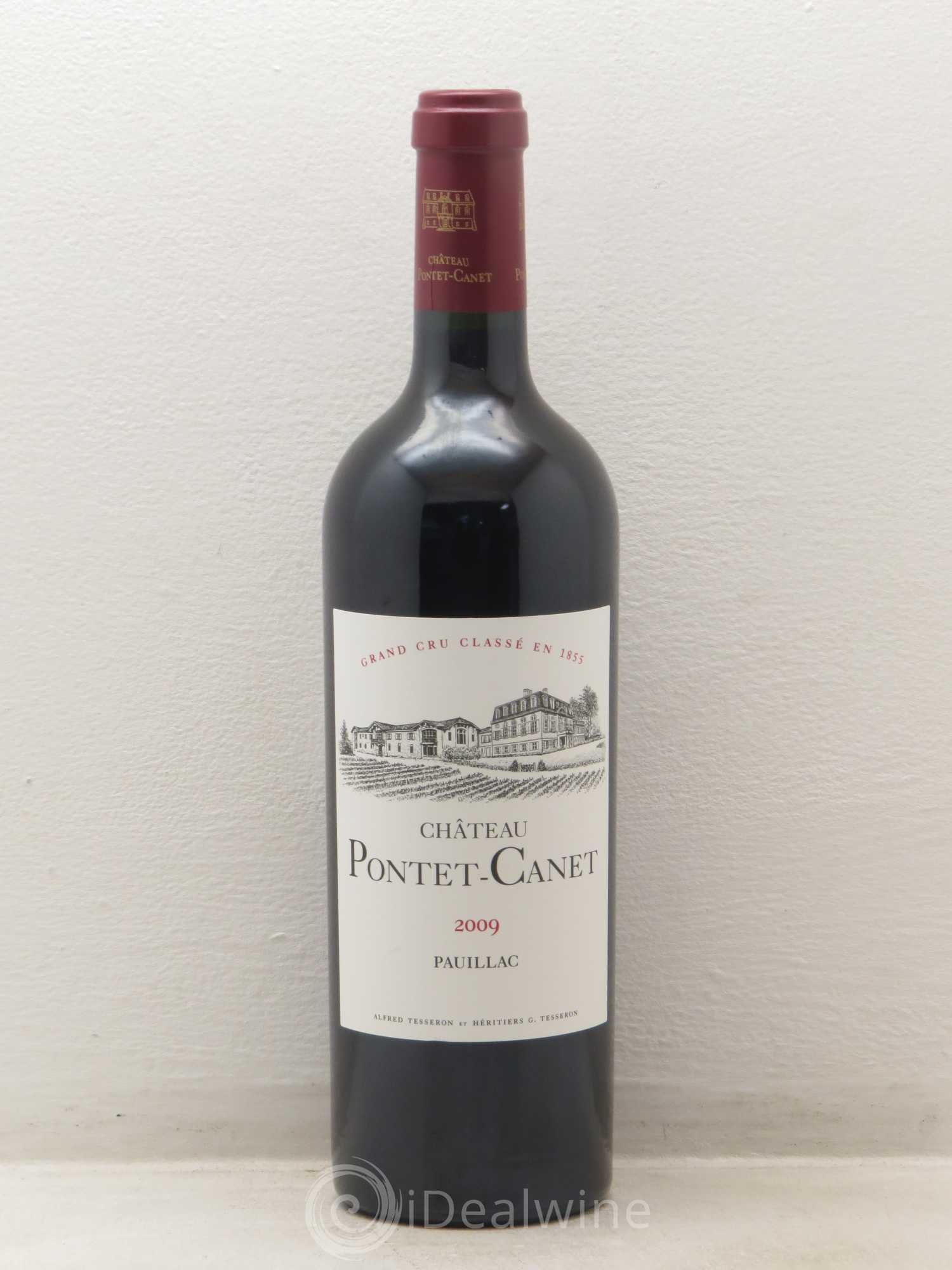 Château Pontet Canet 5ème Grand Cru Classé 2009 - Lot de 1 bouteille - 0