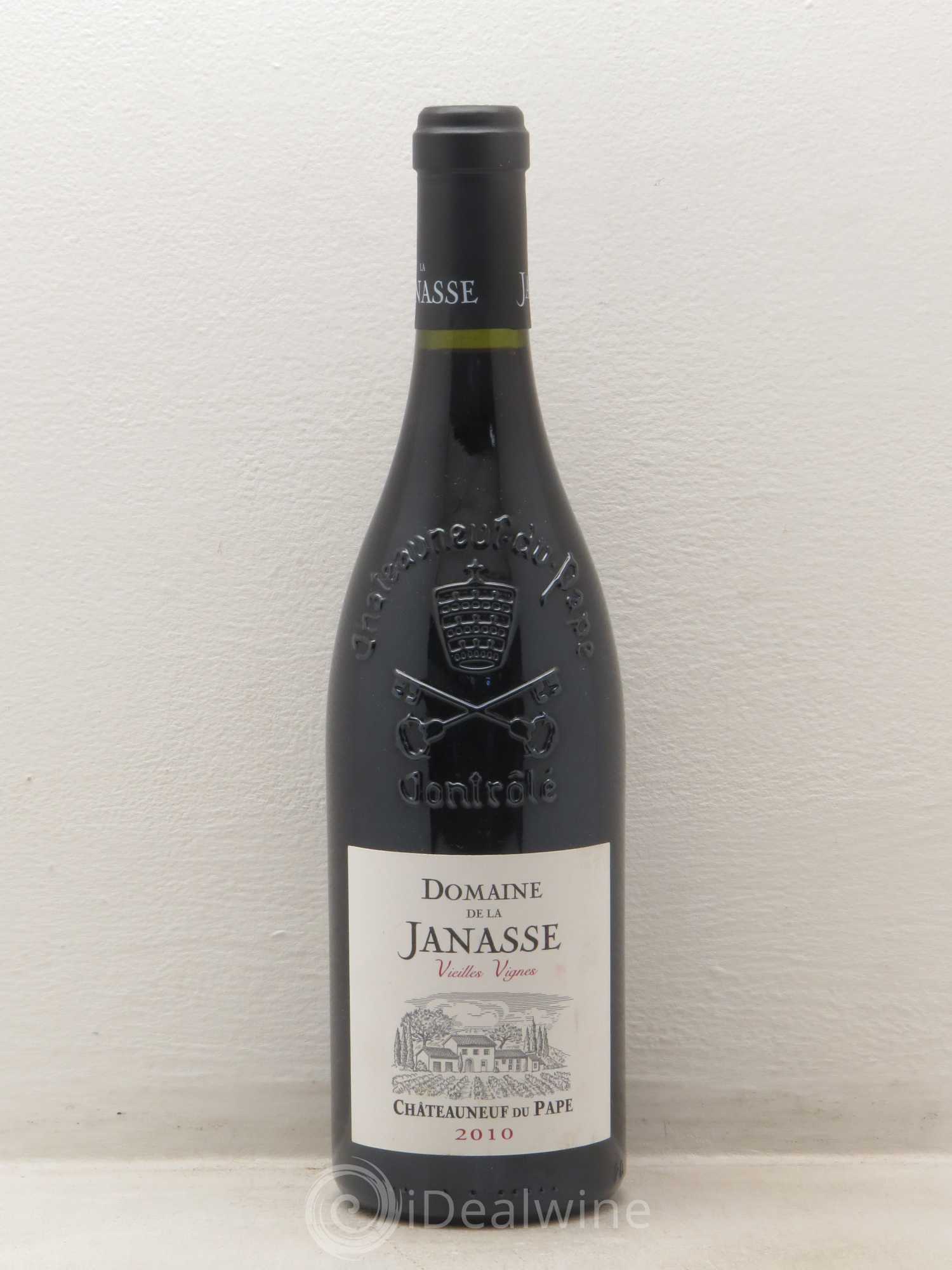 Châteauneuf-du-Pape Cuvée Vieilles Vignes La Janasse (Domaine de) 2010 - Lot de 1 bouteille - 0