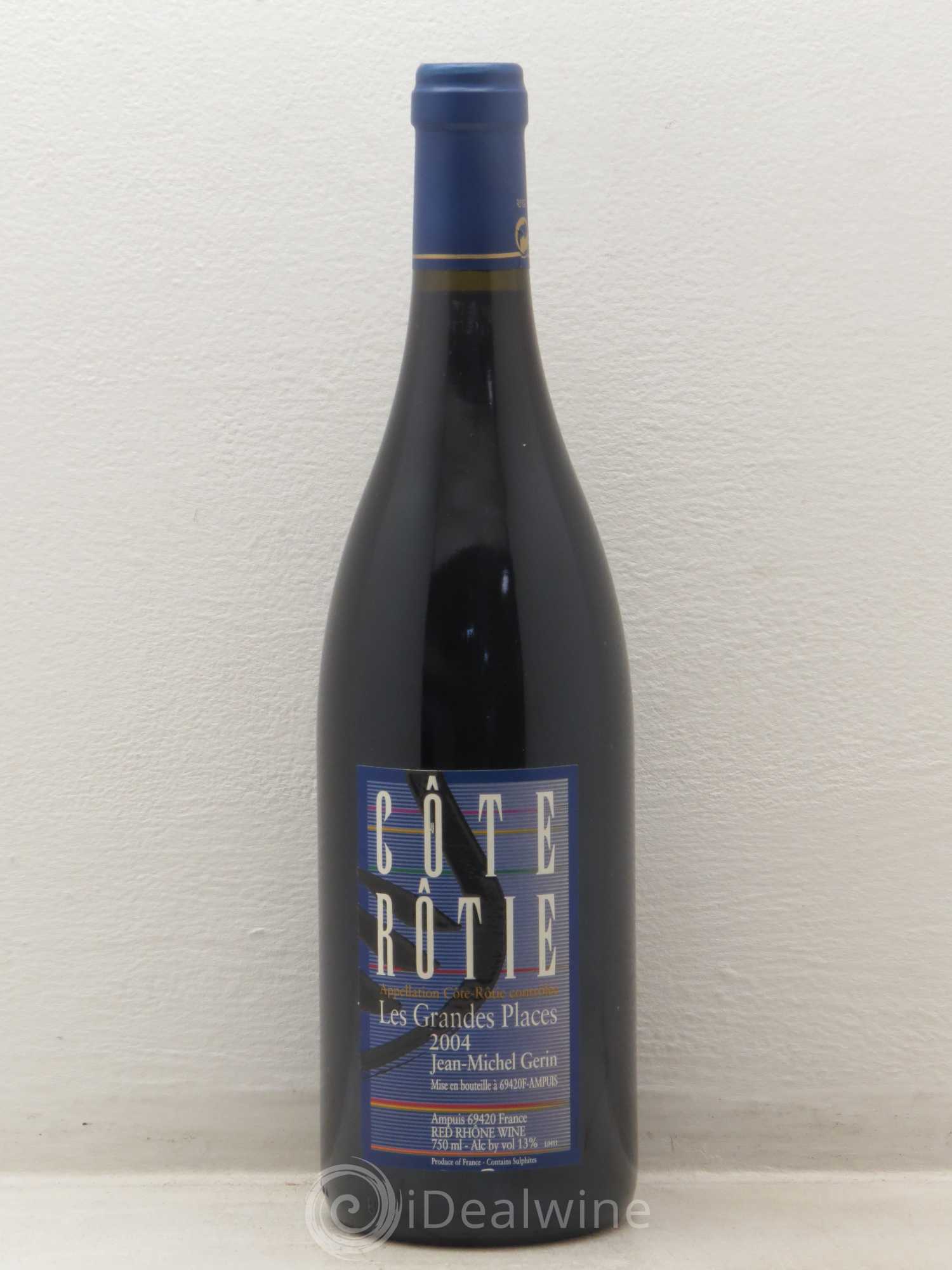 Côte-Rôtie Les Grandes Places Jean-Michel Gerin 2004 - Lot de 1 bouteille - 0
