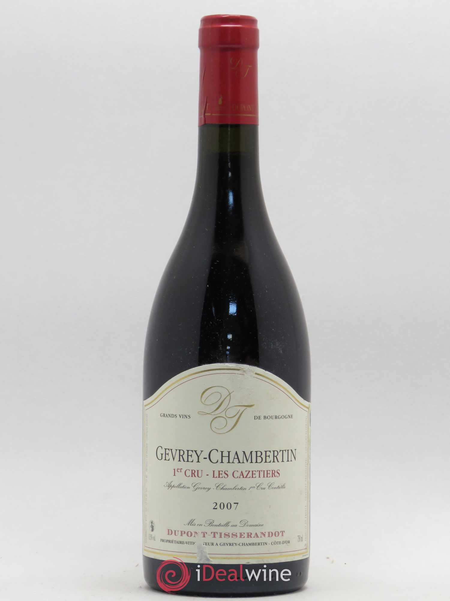 Gevrey-Chambertin 1er Cru Cazetiers Dupont-Tisserandot (Domaine) 2007 - Lot de 1 bouteille - 0