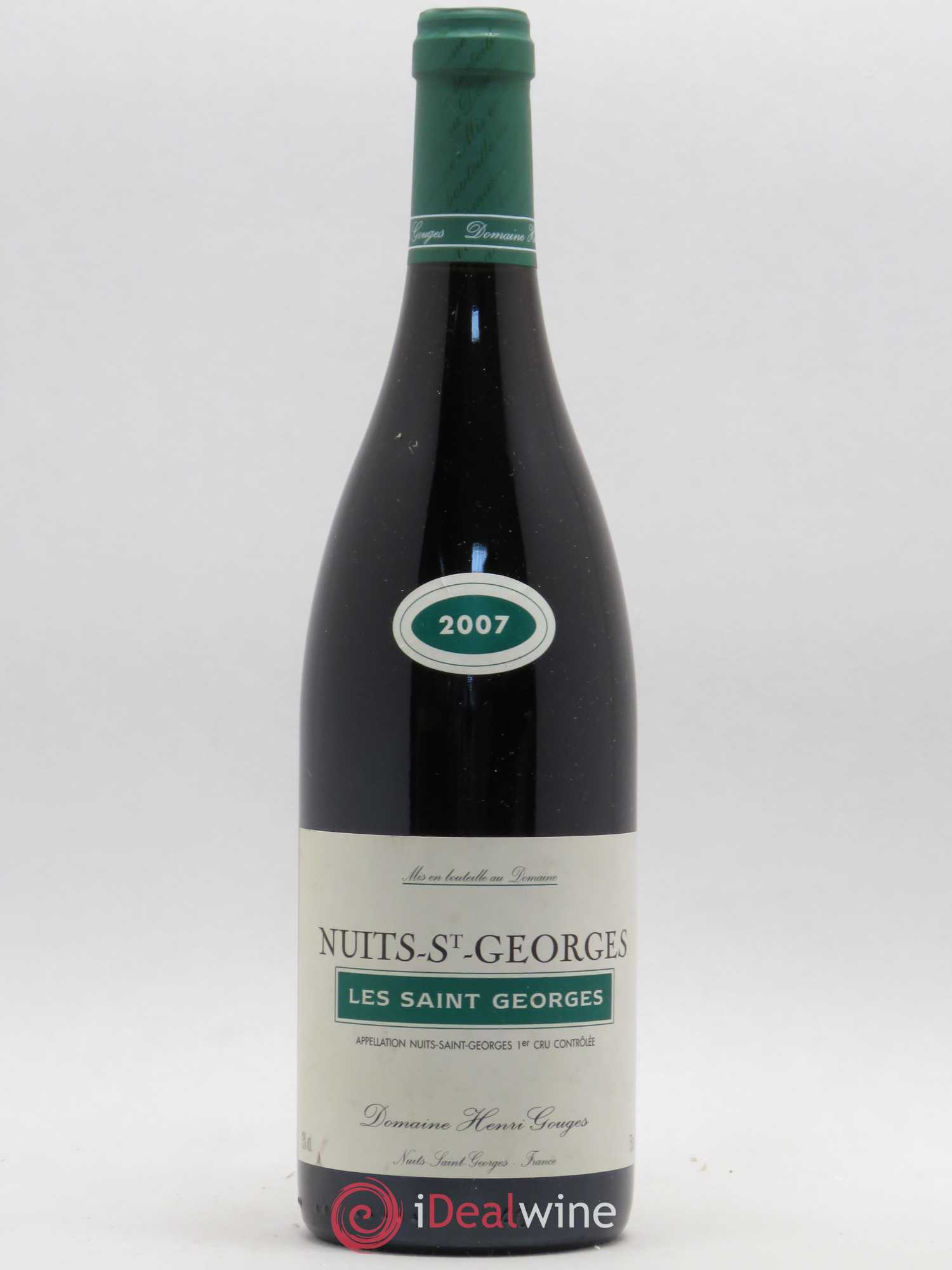 Nuits-Saint-Georges 1er Cru Les Saints Georges Henri Gouges 2007 - Lot de 1 bouteille - 0