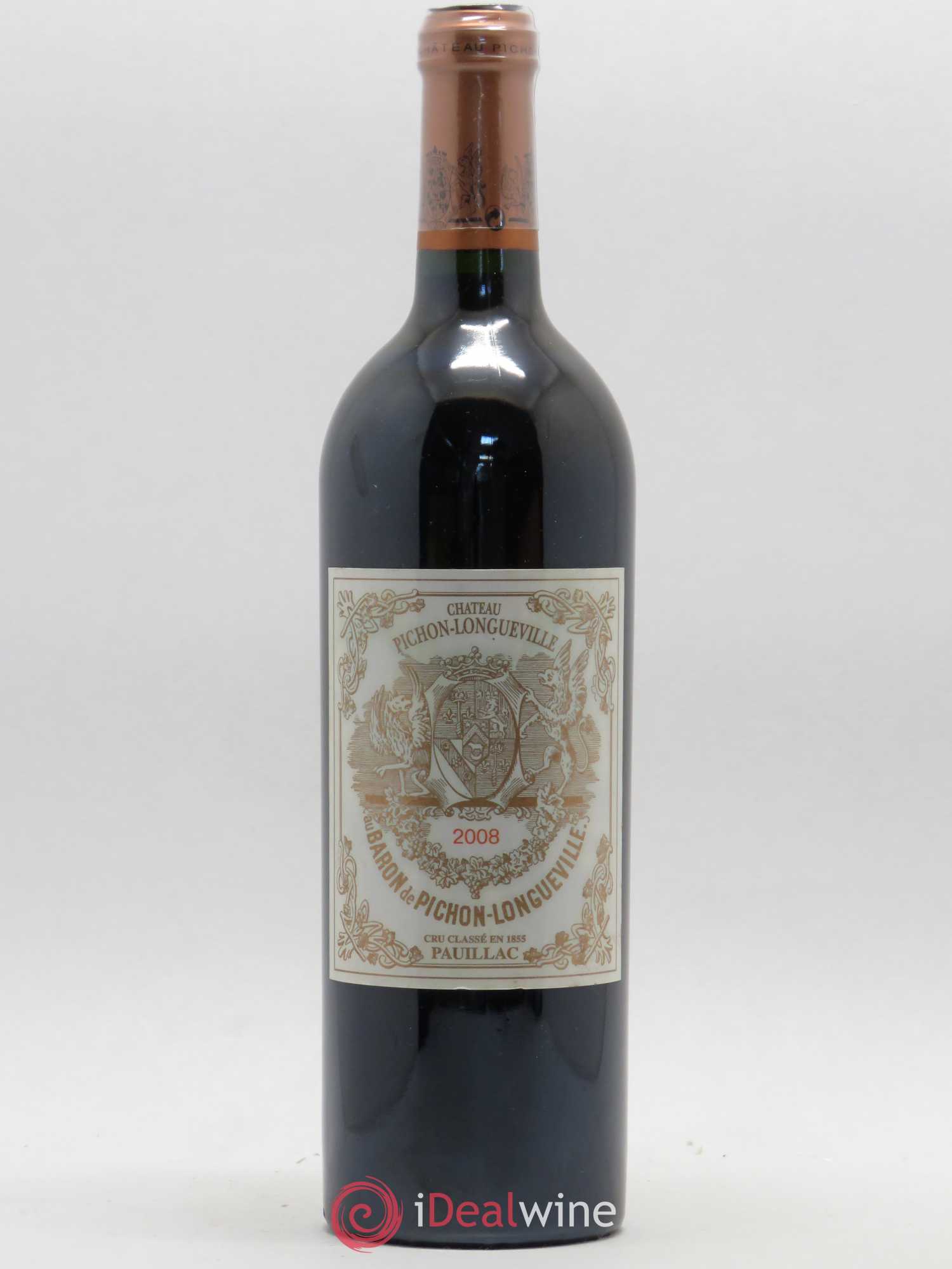 Pichon Longueville Baron 2ème Grand Cru Classé 2008 - Lot de 1 bouteille - 0