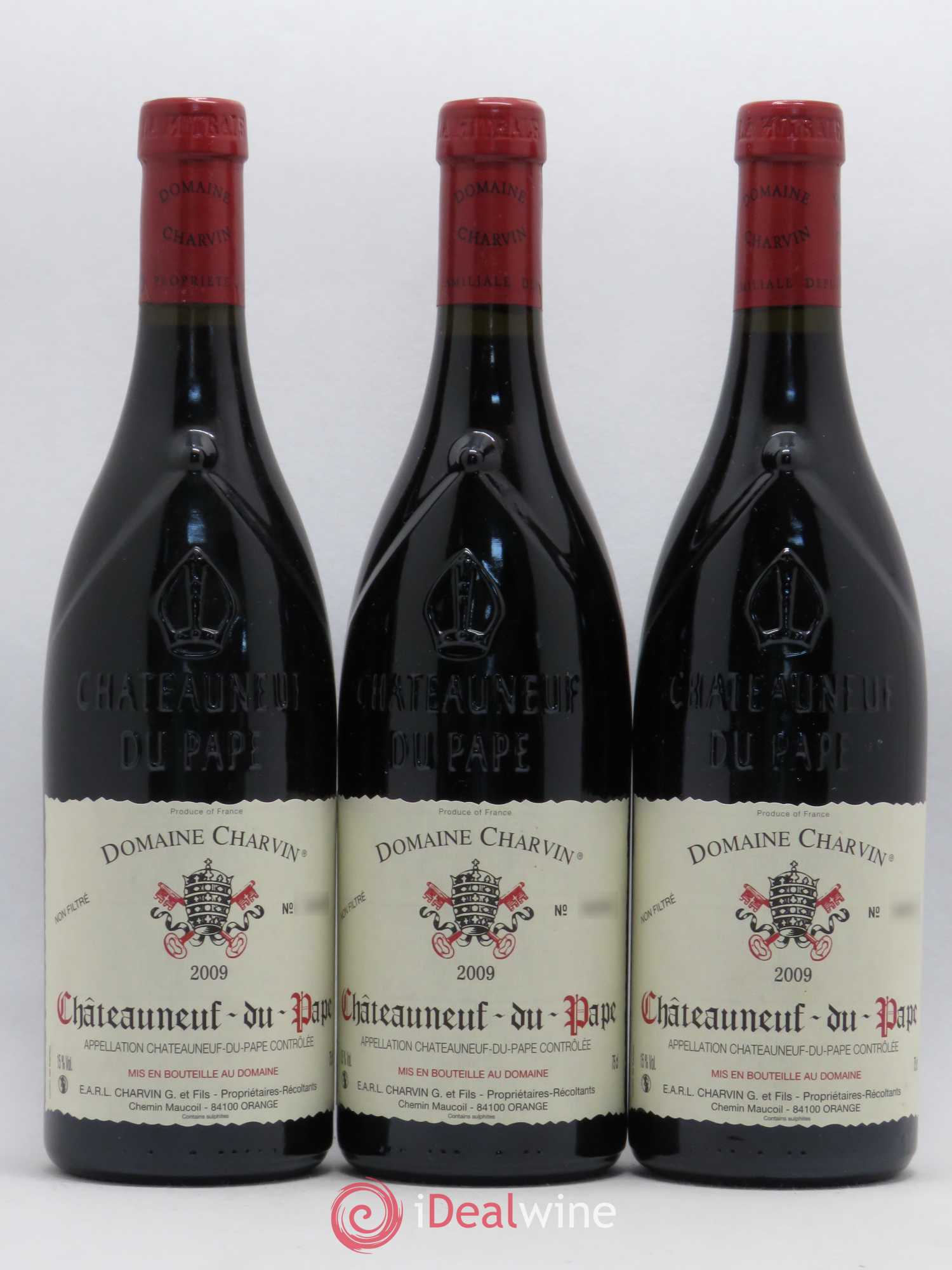 Châteauneuf-du-Pape Charvin (Domaine) 2009 - Lot de 3 bouteilles - 0