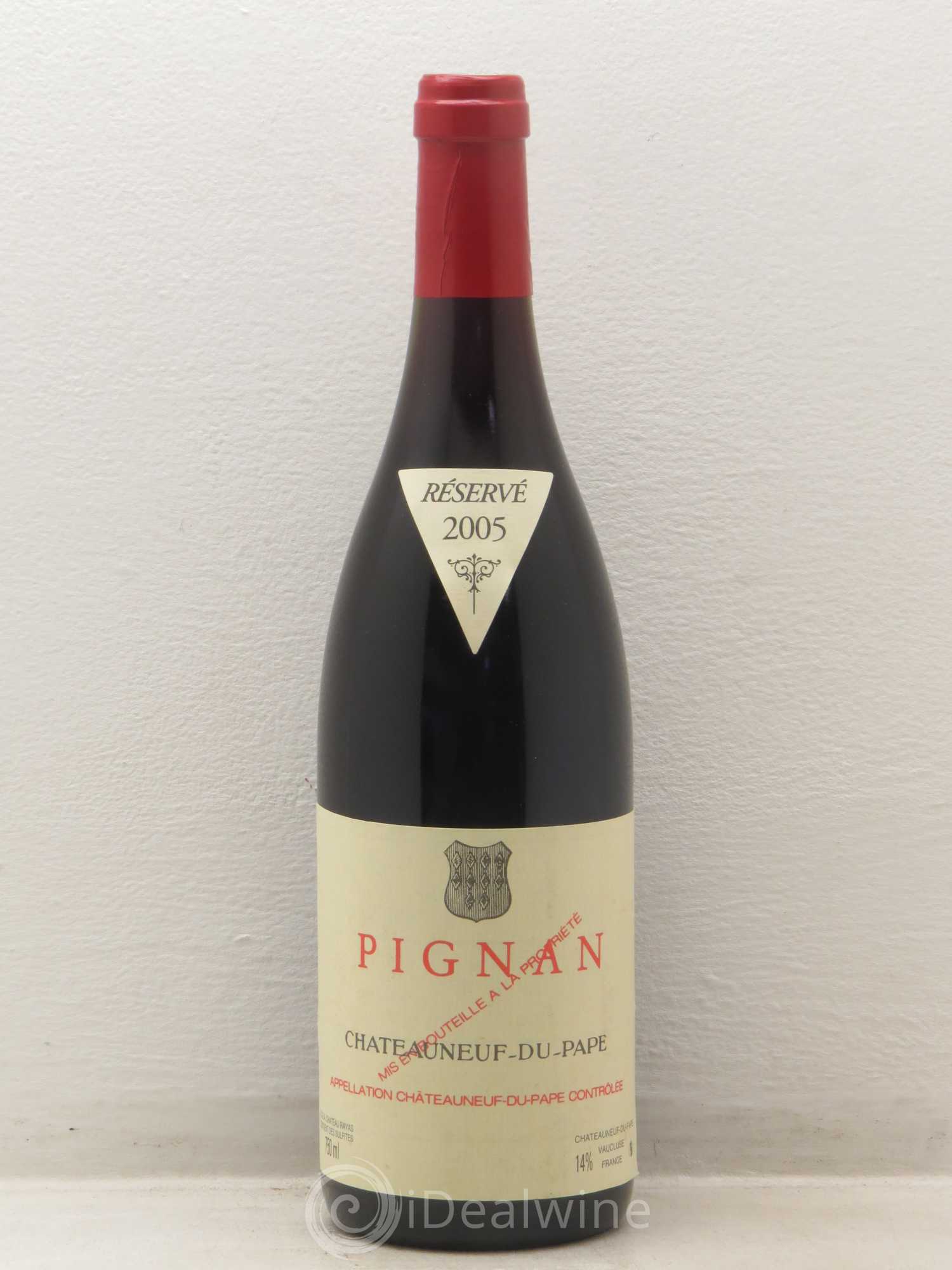 Châteauneuf-du-Pape Pignan Emmanuel Reynaud 2005 - Lot de 1 bouteille - 0