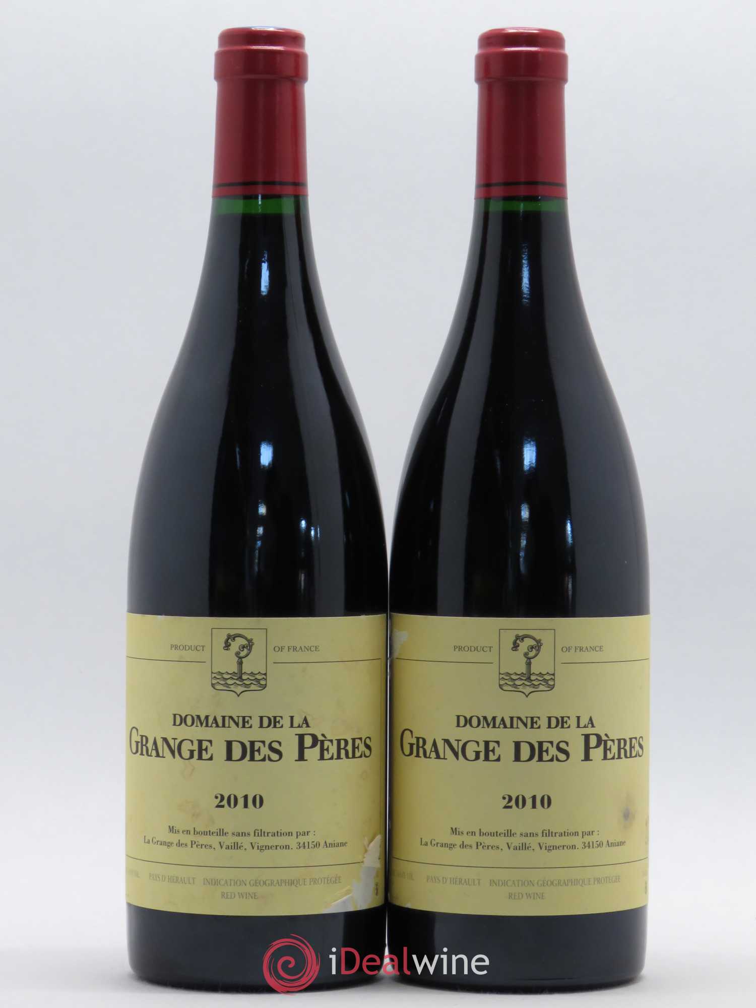 Pays d'Hérault Grange des Pères Laurent Vaillé 2010 - Lot de 2 bouteilles - 0