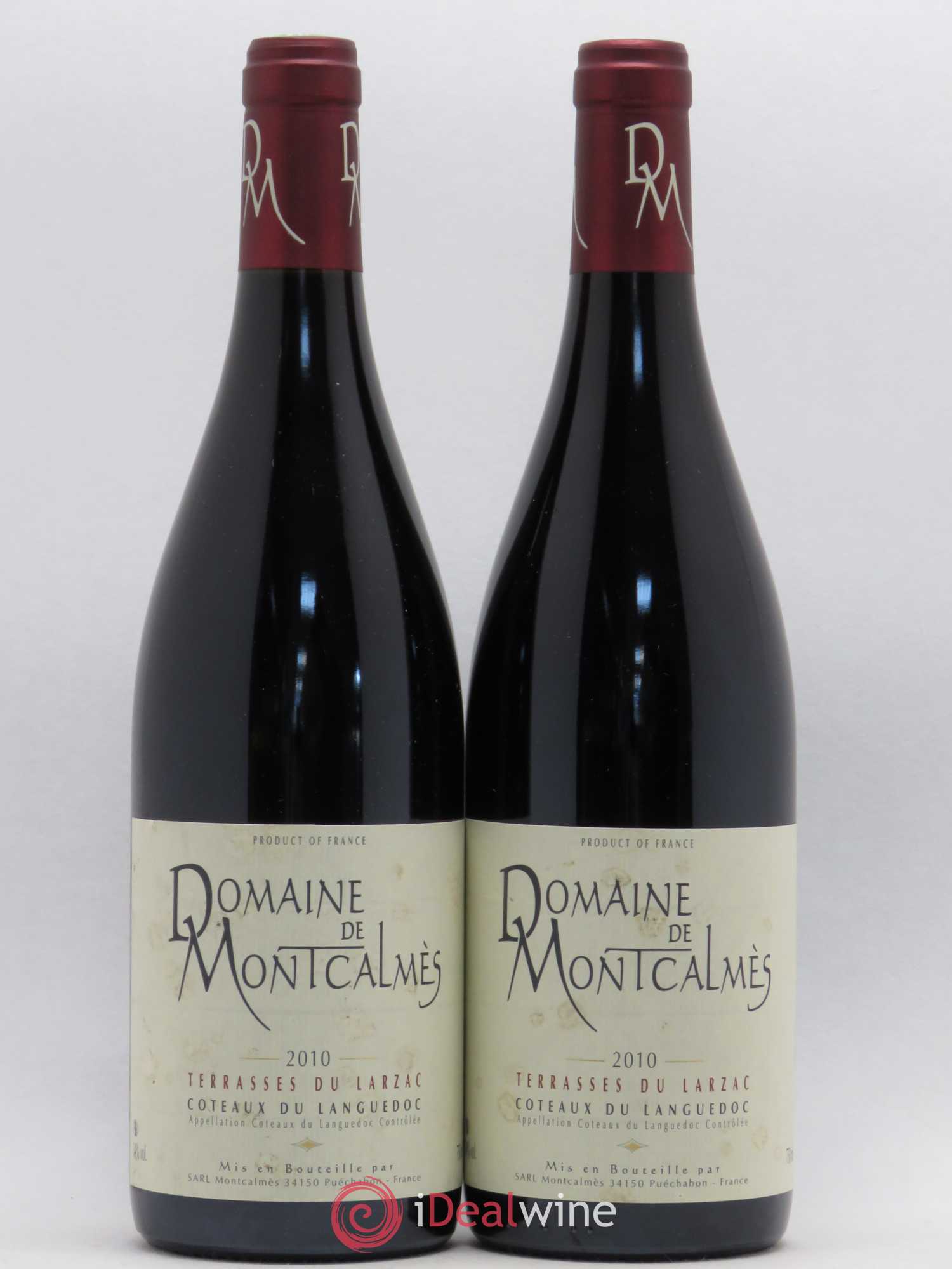 Terrasses du Larzac Domaine de Montcalmès Frédéric Pourtalié 2010 - Lot de 2 bouteilles - 0