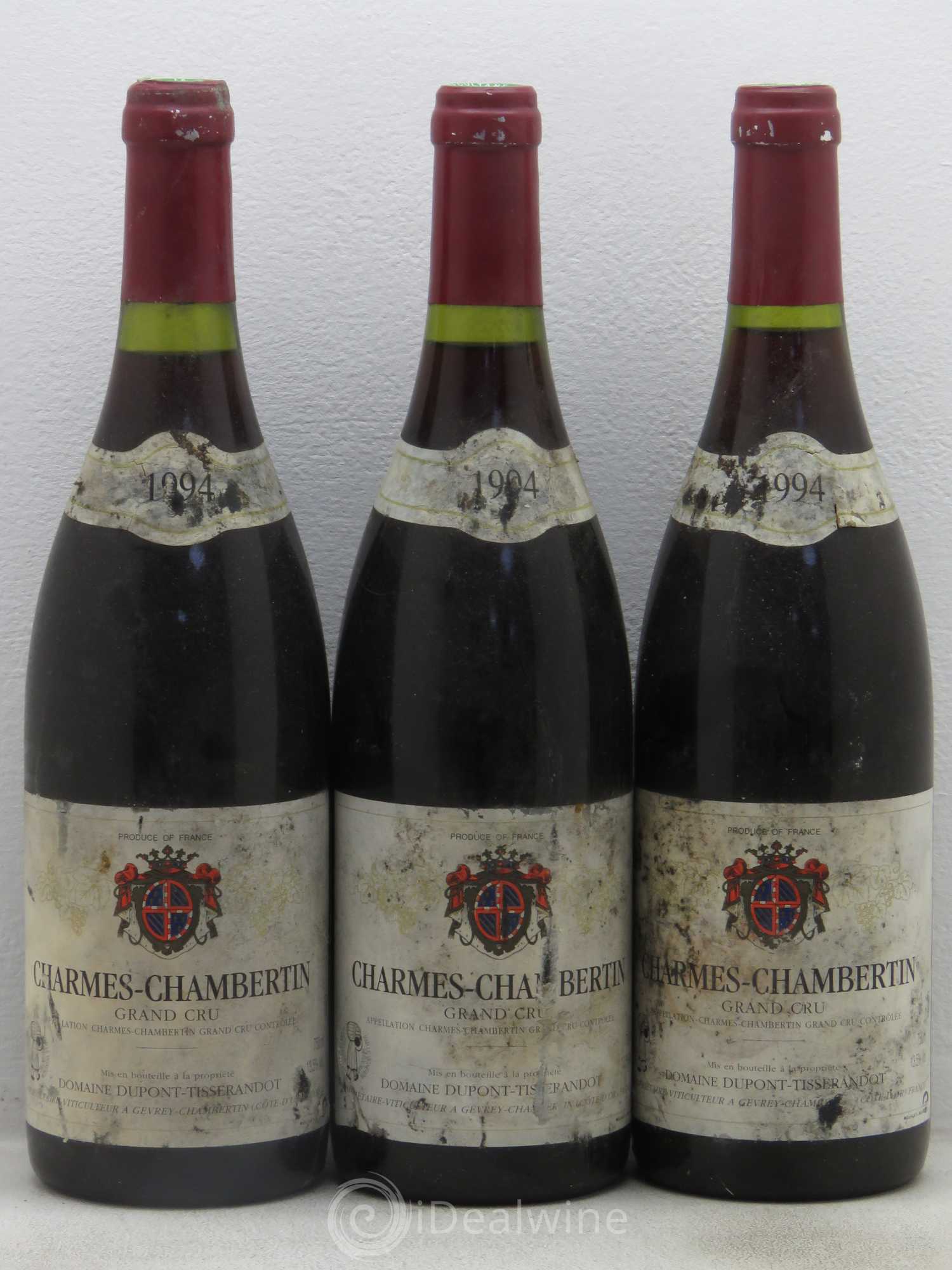 Charmes-Chambertin Grand Cru Dupont-Tisserandot (Domaine) 1994 - Lot de 6 bouteilles - 2