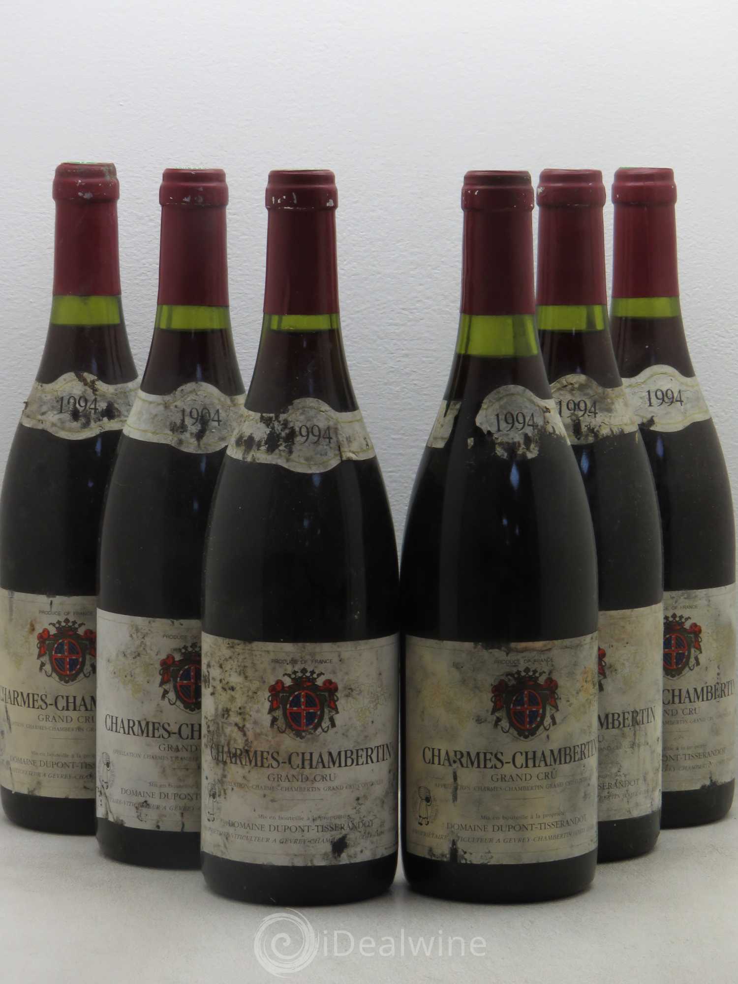 Charmes-Chambertin Grand Cru Dupont-Tisserandot (Domaine) 1994 - Lot de 6 bouteilles - 0