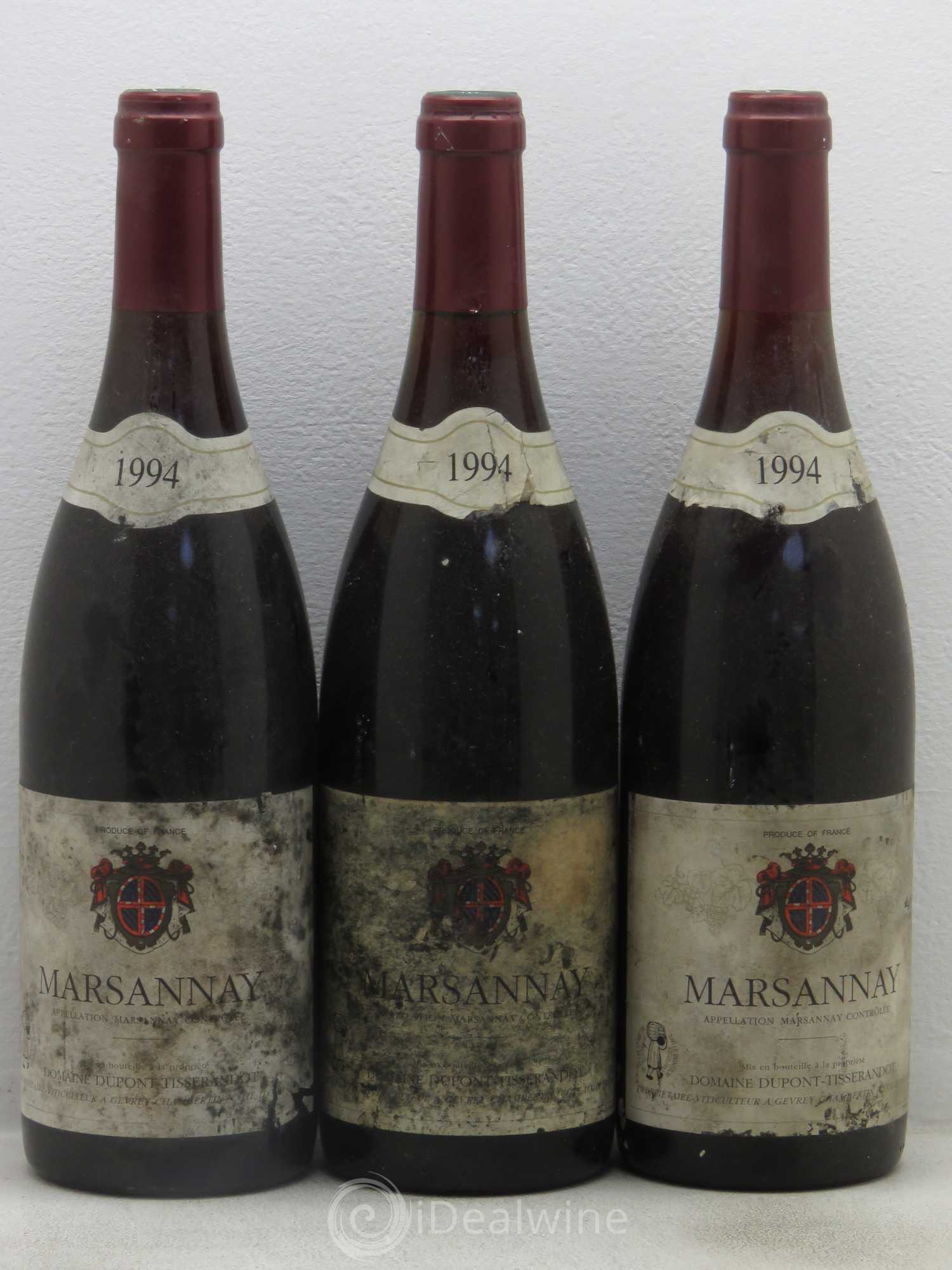 Marsannay Dupont Tisserandot 1994 - Posten von 6 Flaschen - 2
