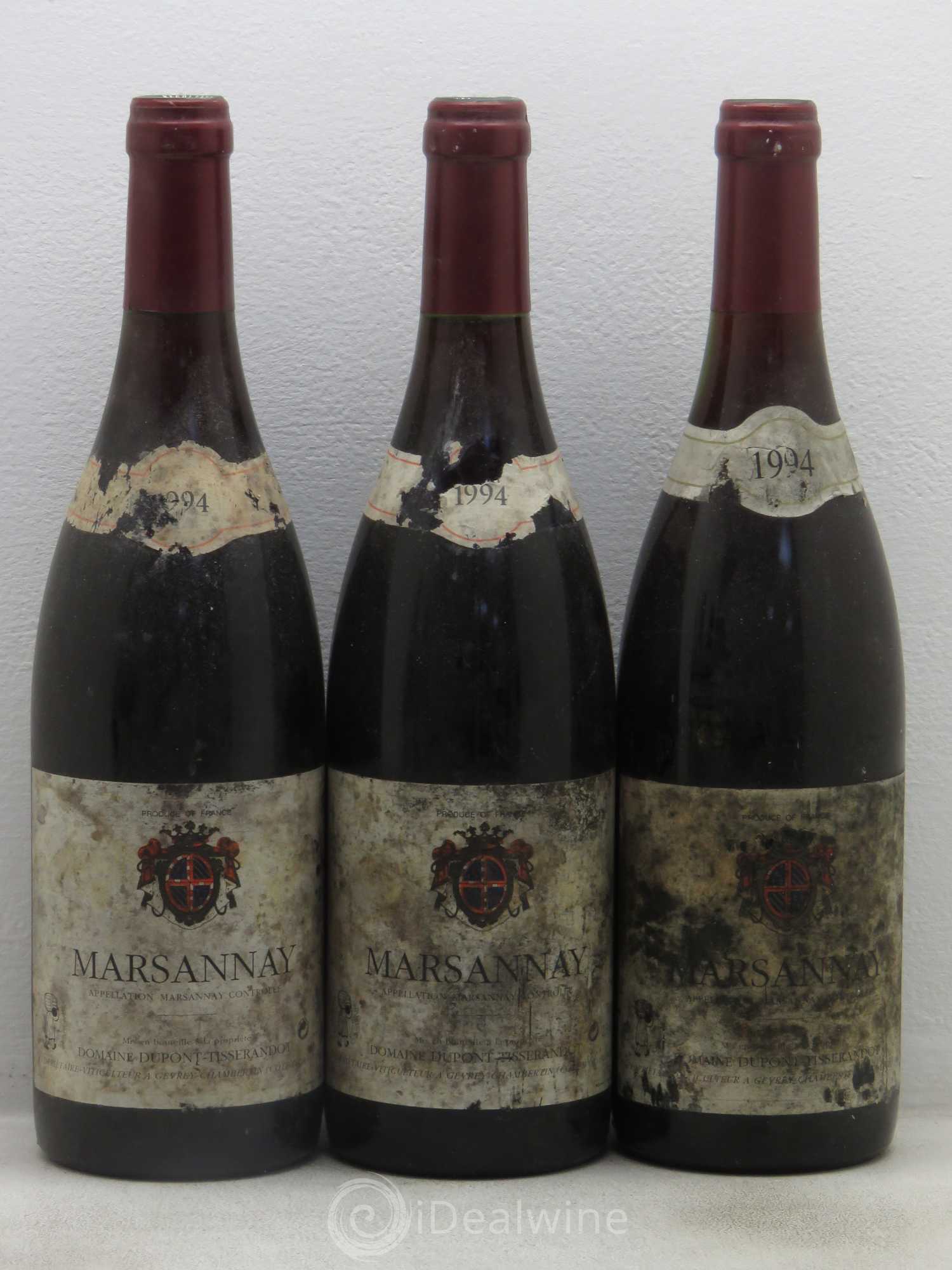 Marsannay Dupont Tisserandot 1994 - Posten von 5 Flaschen - 1