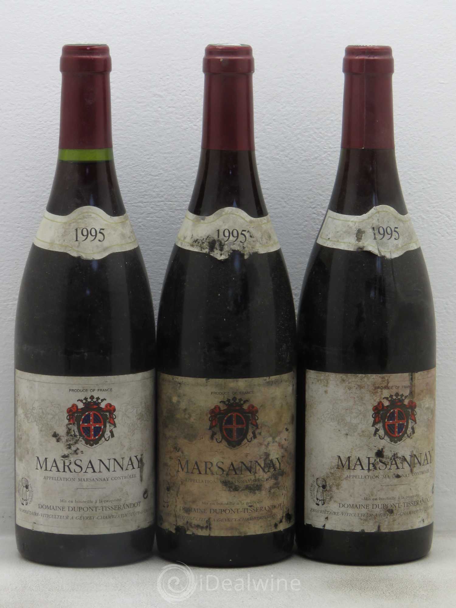 Marsannay Dupont Tisserandot 1995 - Posten von 6 Flaschen - 2