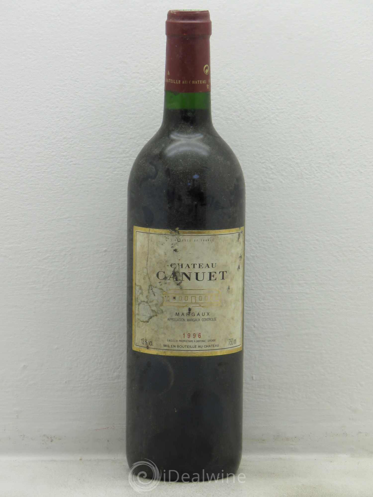 Château Canuet 1996 - Lot de 1 bouteille - 0
