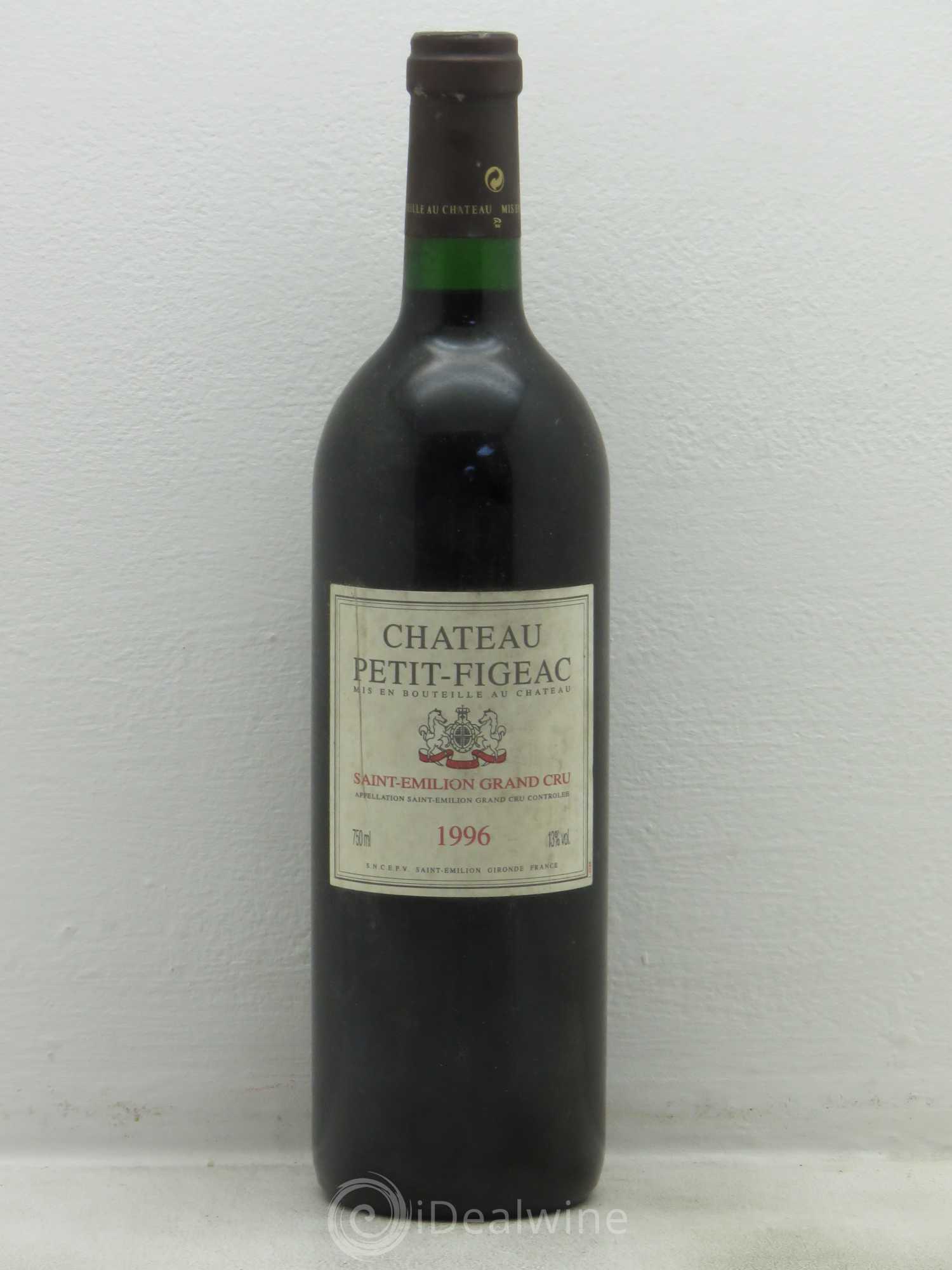 Petit Figeac 1996 - Lot de 1 bouteille - 0