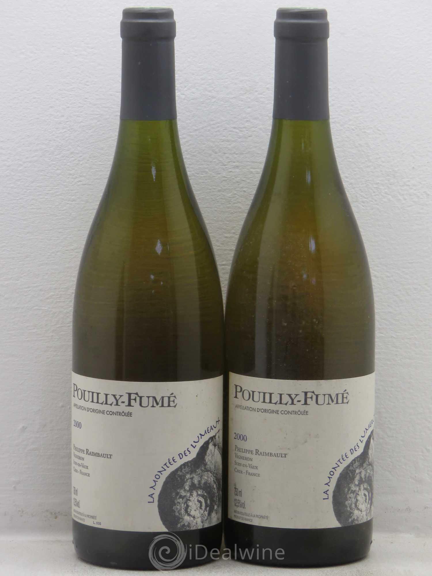 Pouilly-Fumé Raimbault la montée des lumeaux 2000 - Posten von 2 Flaschen - 0