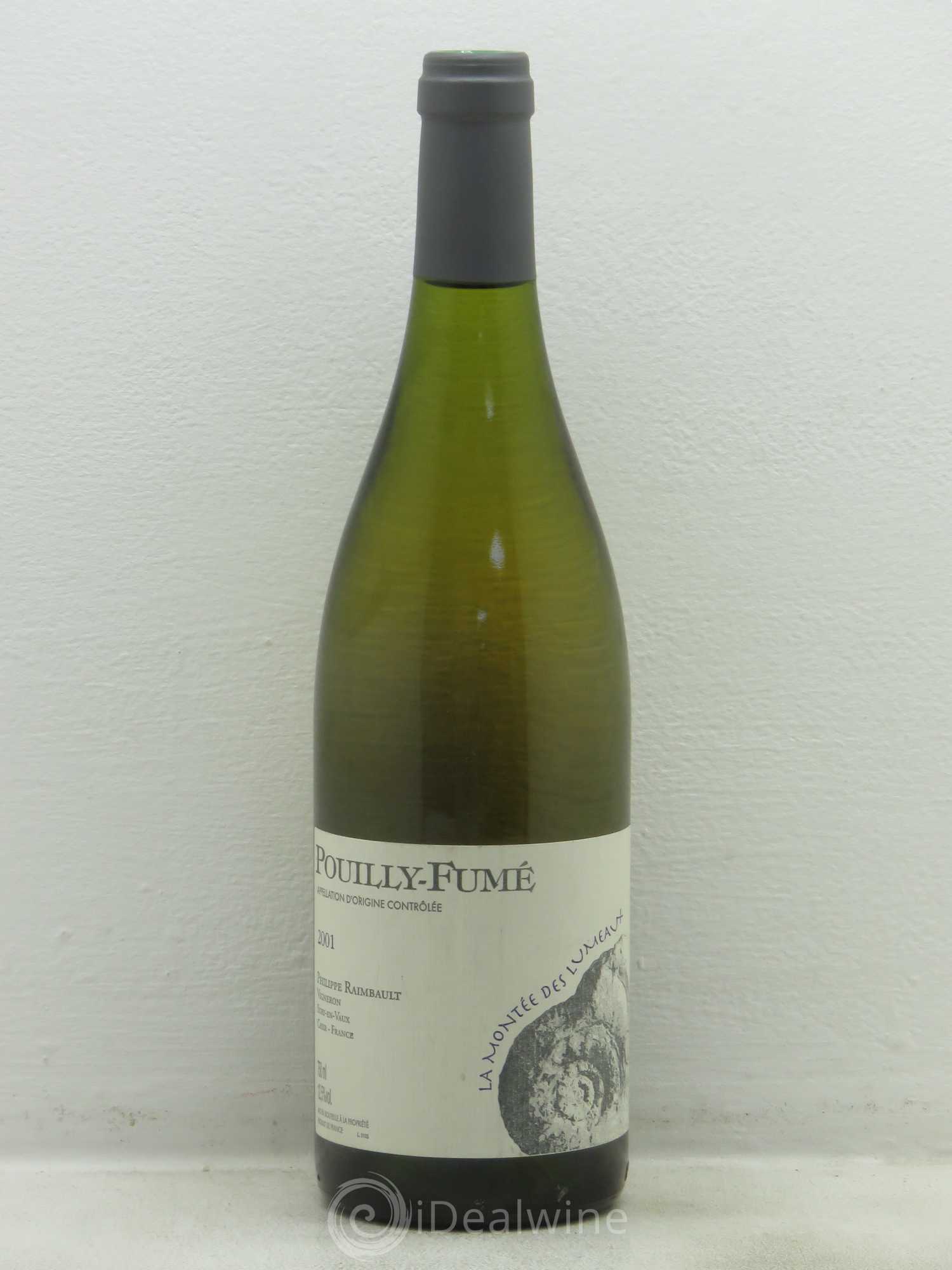 Pouilly-Fumé Raimbault la montée des lumeaux 2001 - Posten von 1 Flasche - 0