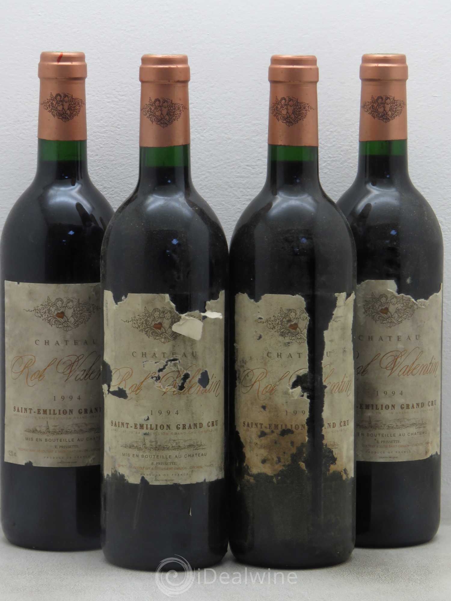Château Rol Valentin Grand Cru Classé 1994 - Posten von 4 Flaschen - 0