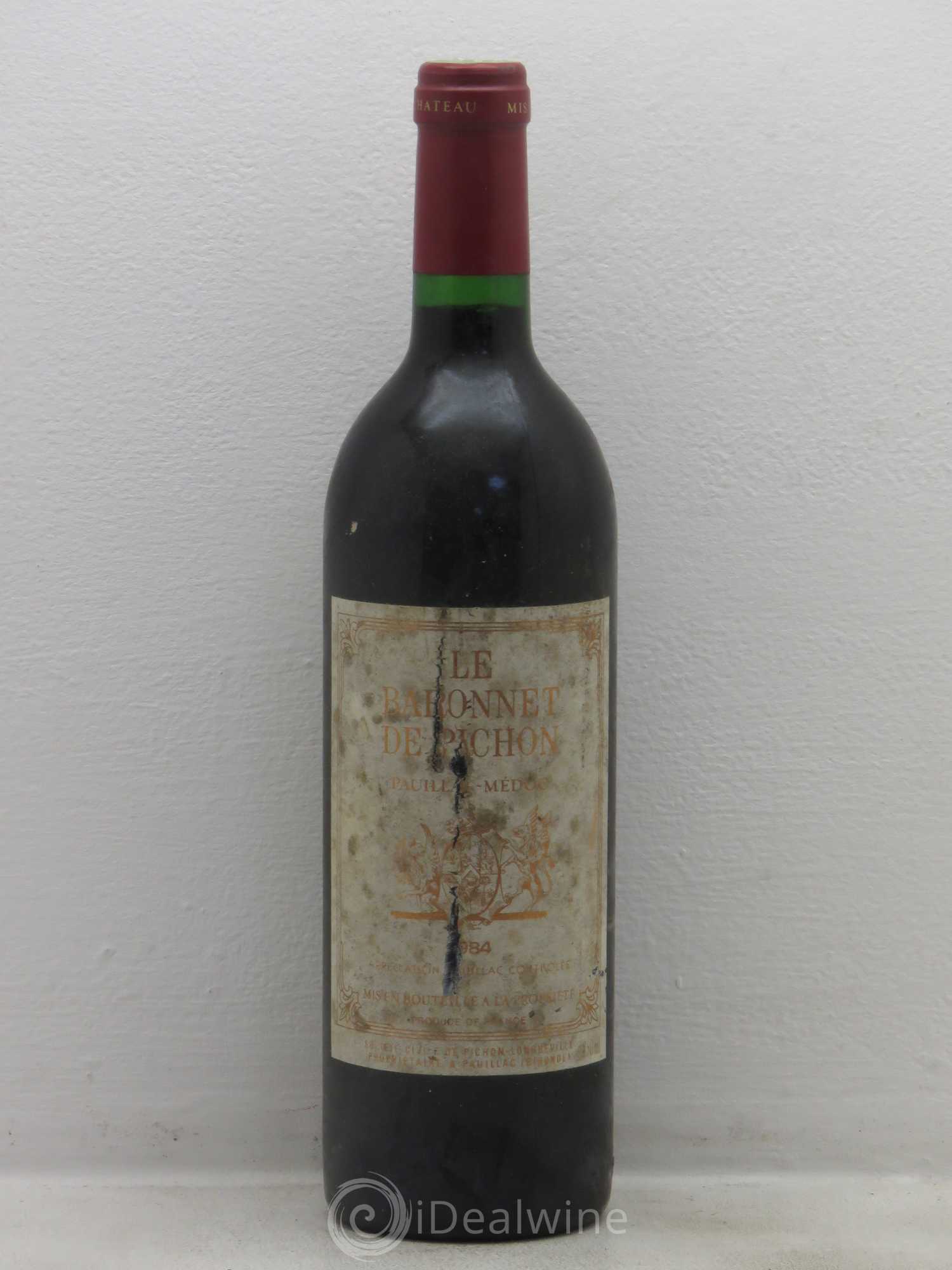 Pauillac Le Baronnet de Pichon 1984 - Posten von 1 Flasche - 0