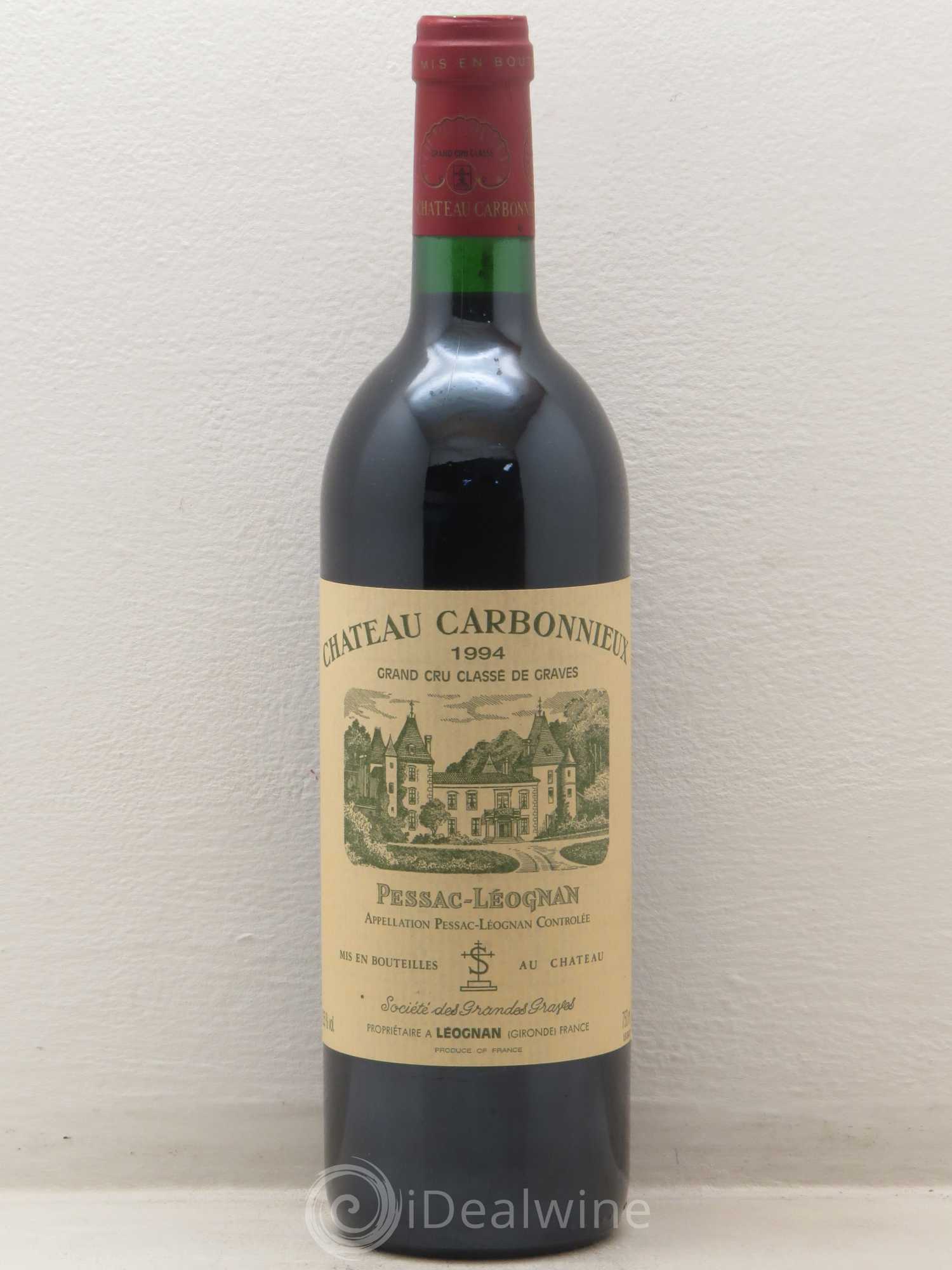 Château Carbonnieux Cru Classé de Graves 1994 - Lot de 1 bouteille - 0