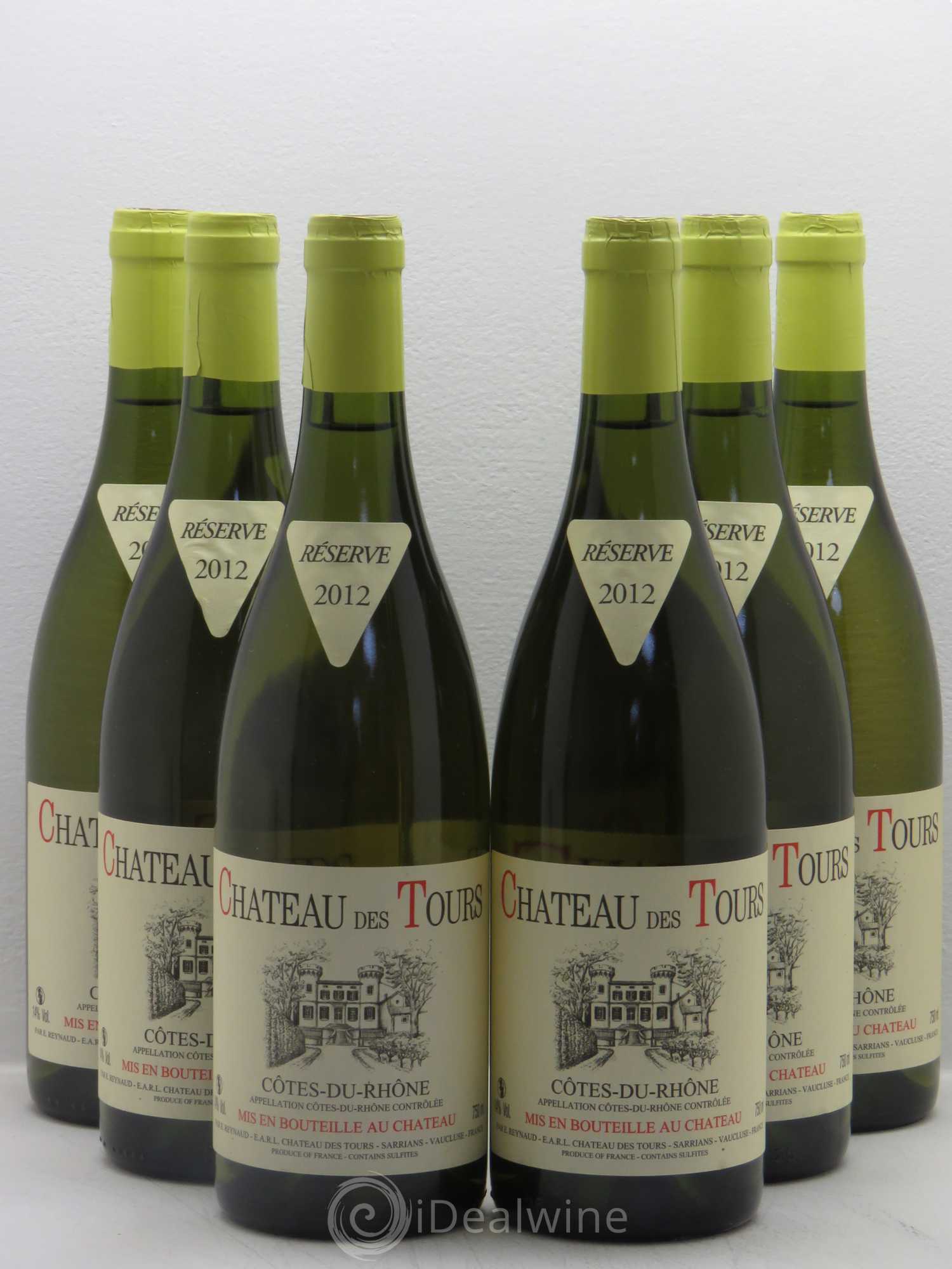 Côtes-du-Rhône Château des Tours Emmanuel Reynaud 2012 - Lot de 6 bouteilles - 0