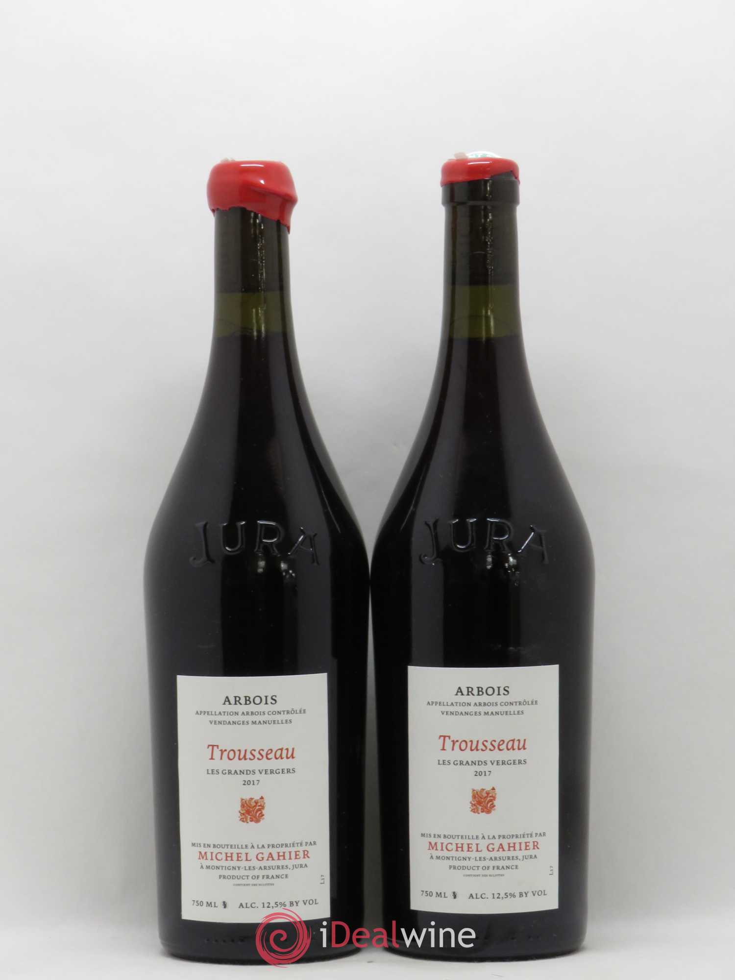 Arbois Trousseau Les Grands Vergers Michel Gahier 2017 - Posten von 2 Flaschen - 0
