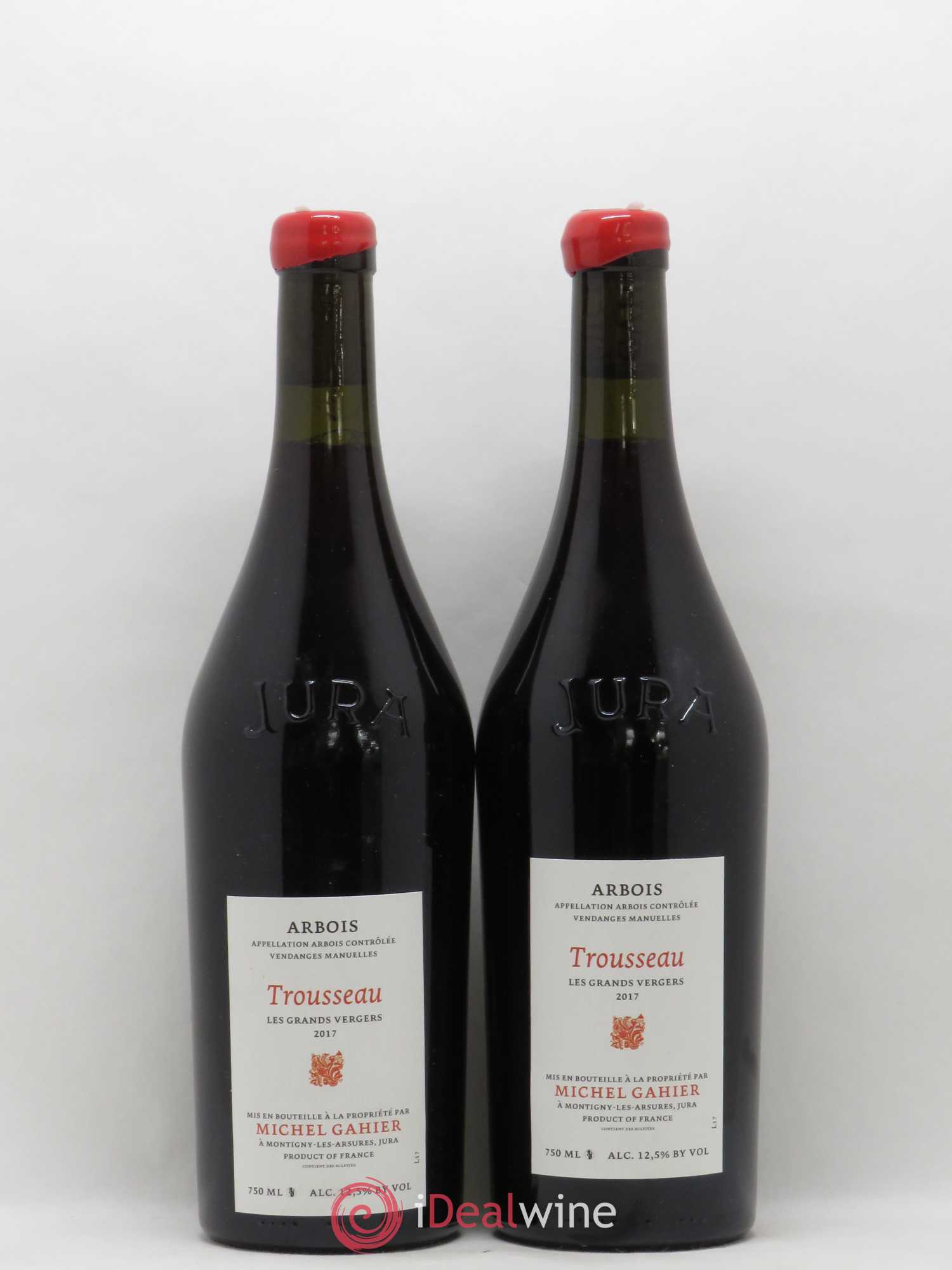 Arbois Trousseau Les Grands Vergers Michel Gahier 2017 - Posten von 2 Flaschen - 0