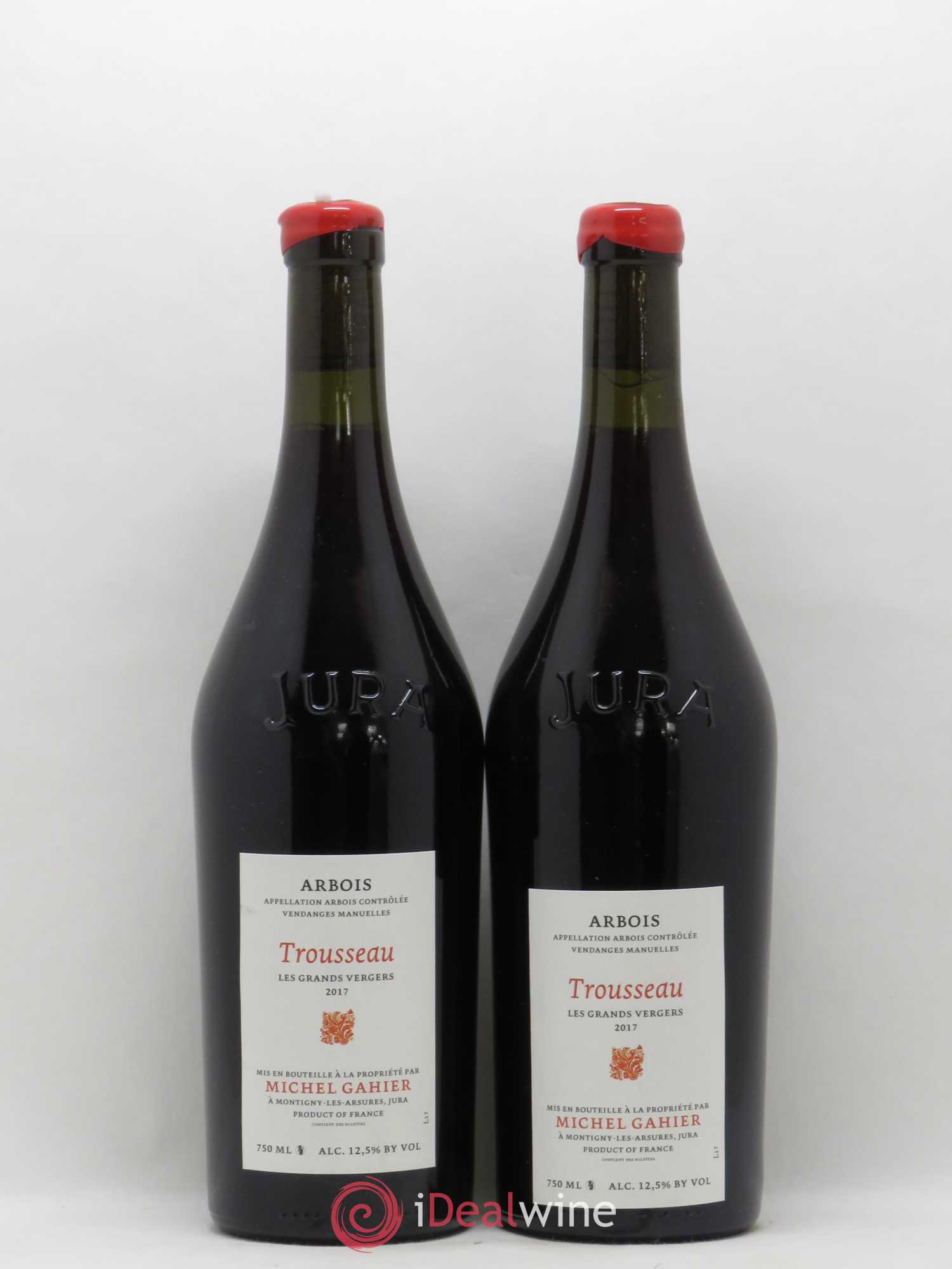 Arbois Trousseau Les Grands Vergers Michel Gahier 2017 - Posten von 2 Flaschen - 0