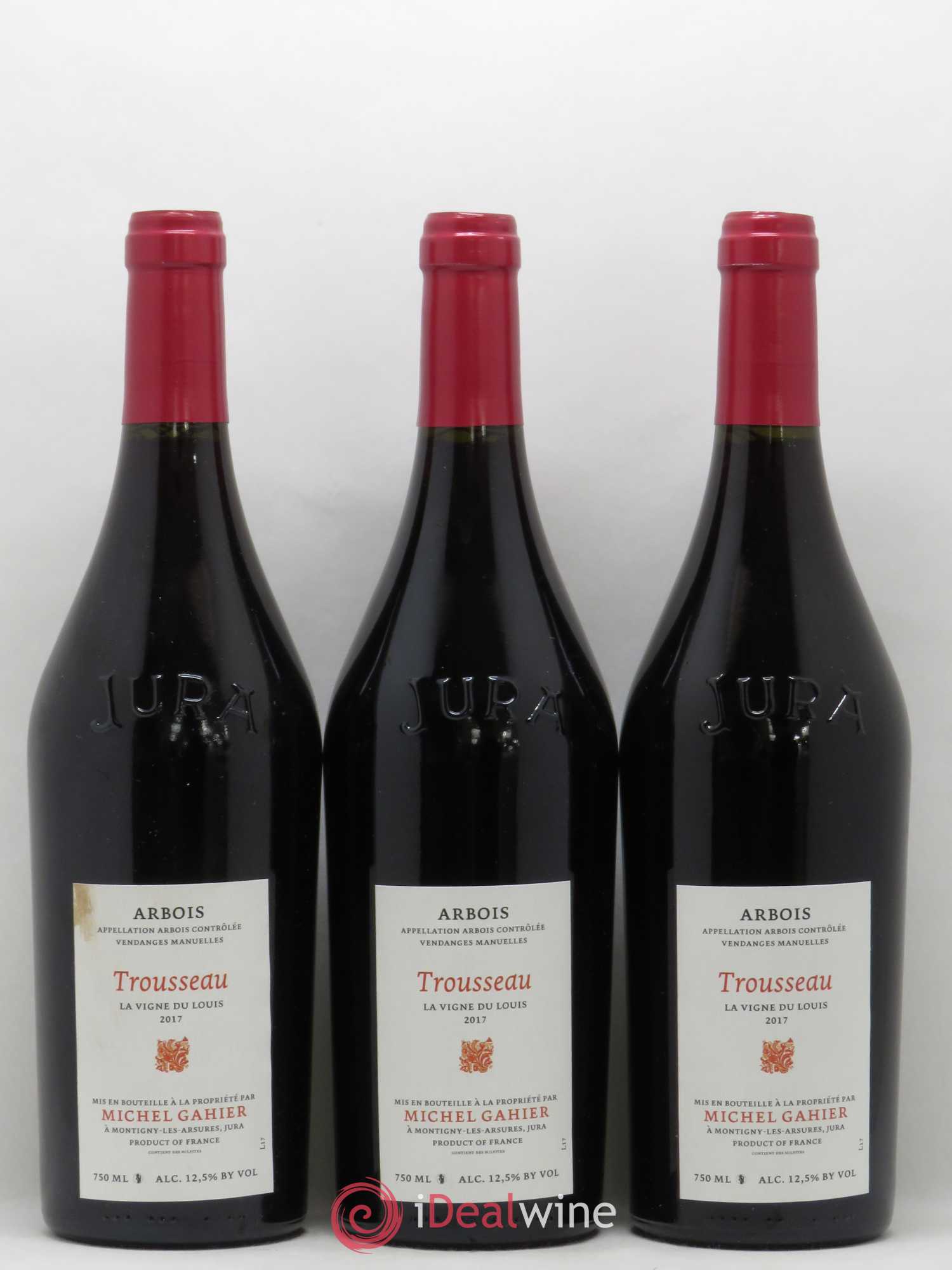 Arbois Trousseau La Vigne du Louis Michel Gahier 2017 - Posten von 3 Flaschen - 0