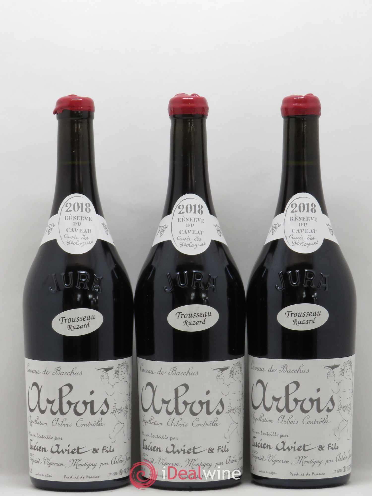 Arbois Trousseau Ruzard Cuvée des Géologues Lucien Aviet (Domaine) 2018 - Lot de 6 bouteilles - 2