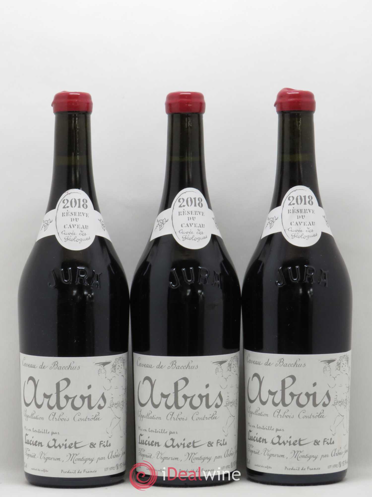 Arbois Cuvée des Géologues Lucien Aviet 2018 - Posten von 3 Flaschen - 0