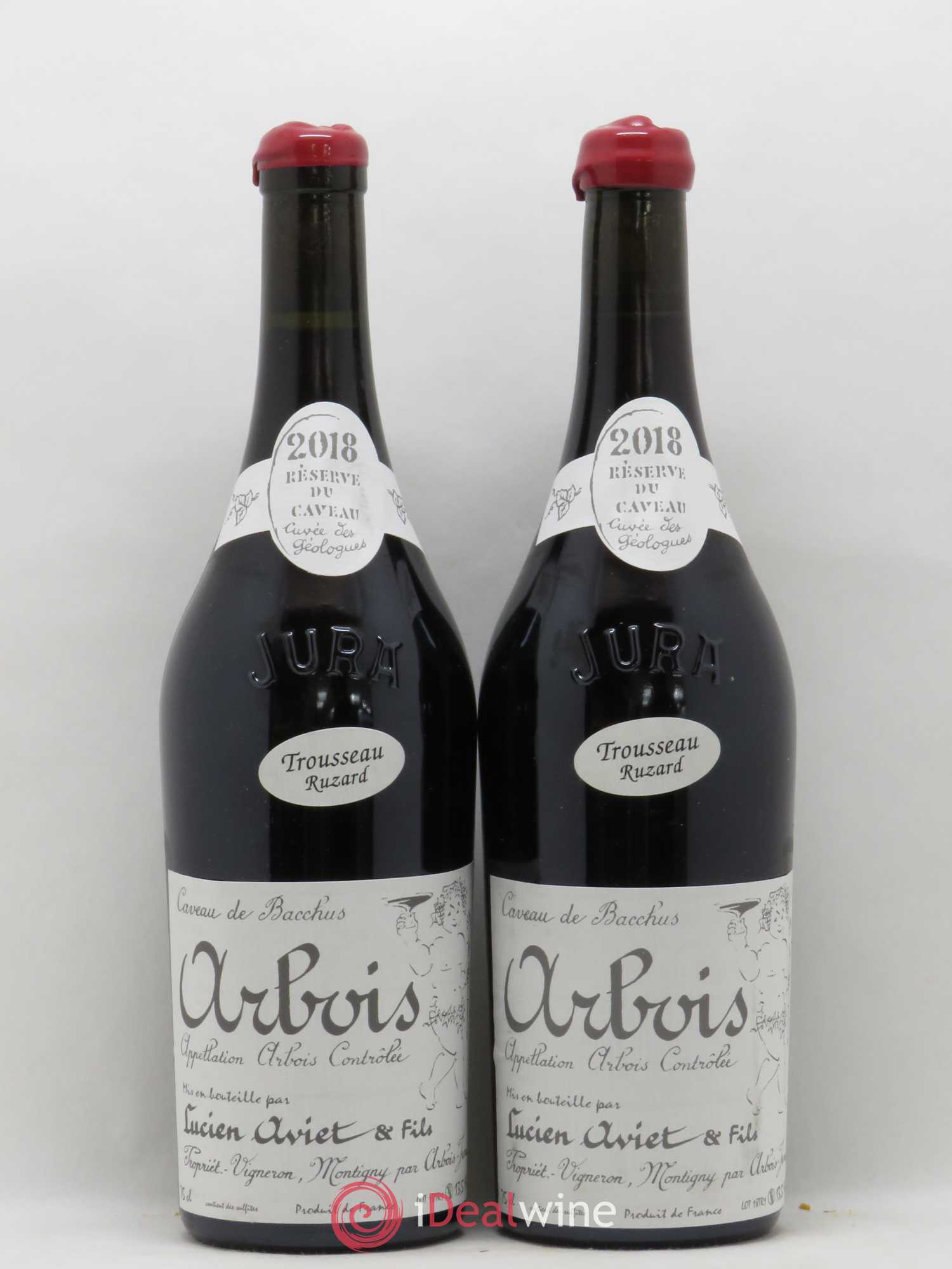 Arbois Trousseau Ruzard Cuvée des Géologues Lucien Aviet (Domaine) 2018 - Lot de 2 bouteilles - 0
