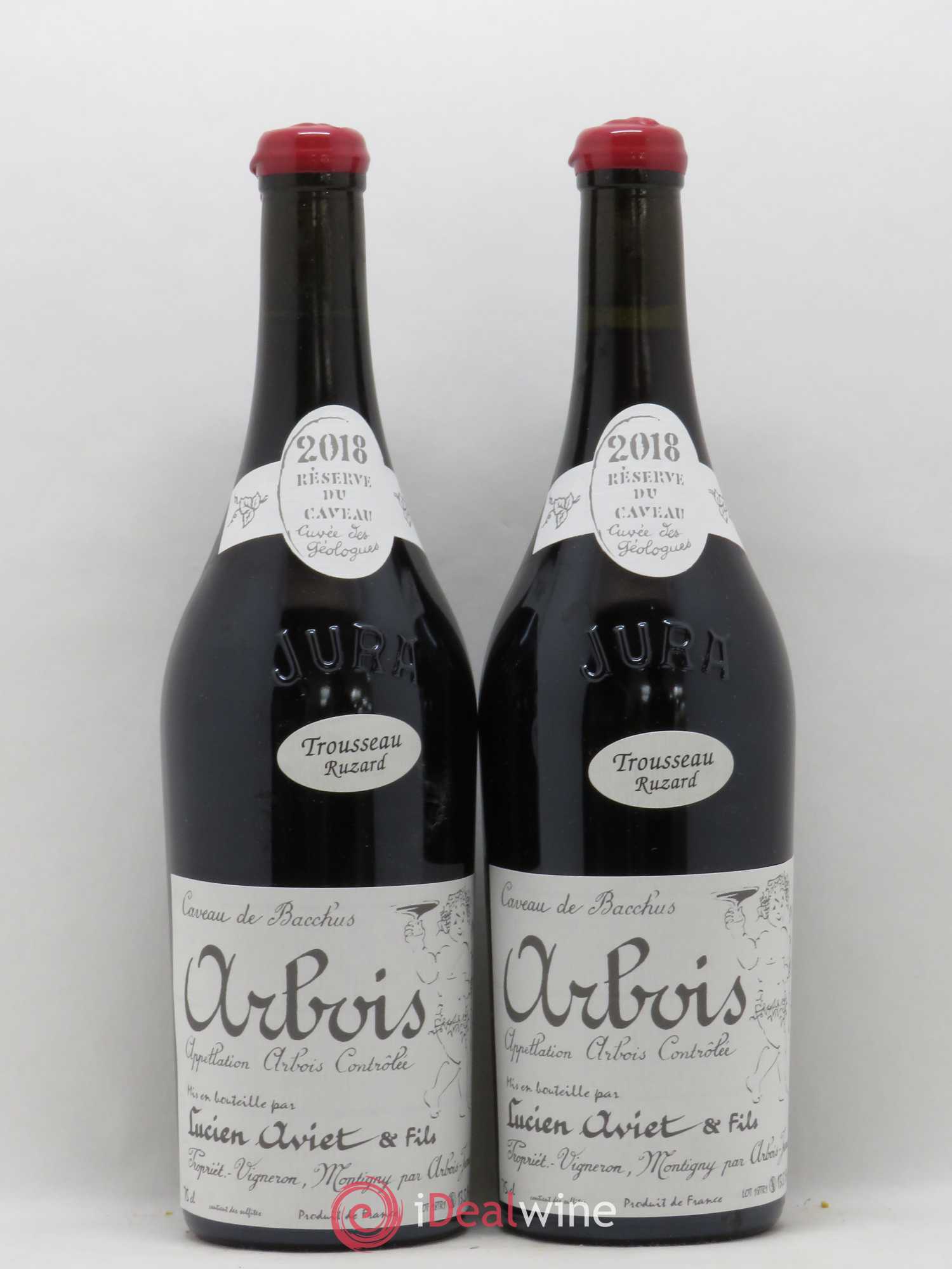 Arbois Trousseau Ruzard Cuvée des Géologues Lucien Aviet (Domaine) 2018 - Lot de 2 bouteilles - 0