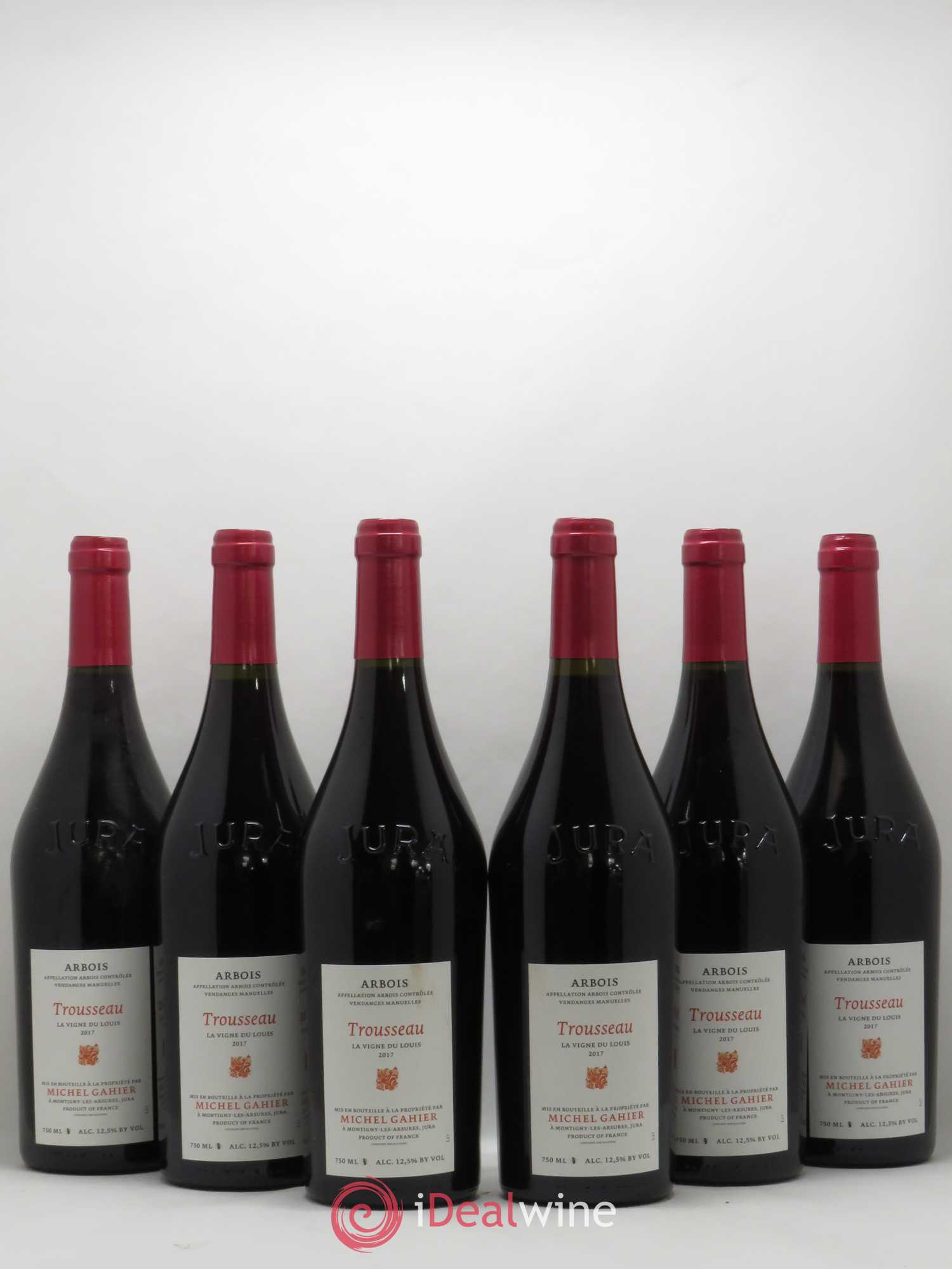 Arbois Trousseau La Vigne du Louis Michel Gahier 2017 - Posten von 6 Flaschen - 0