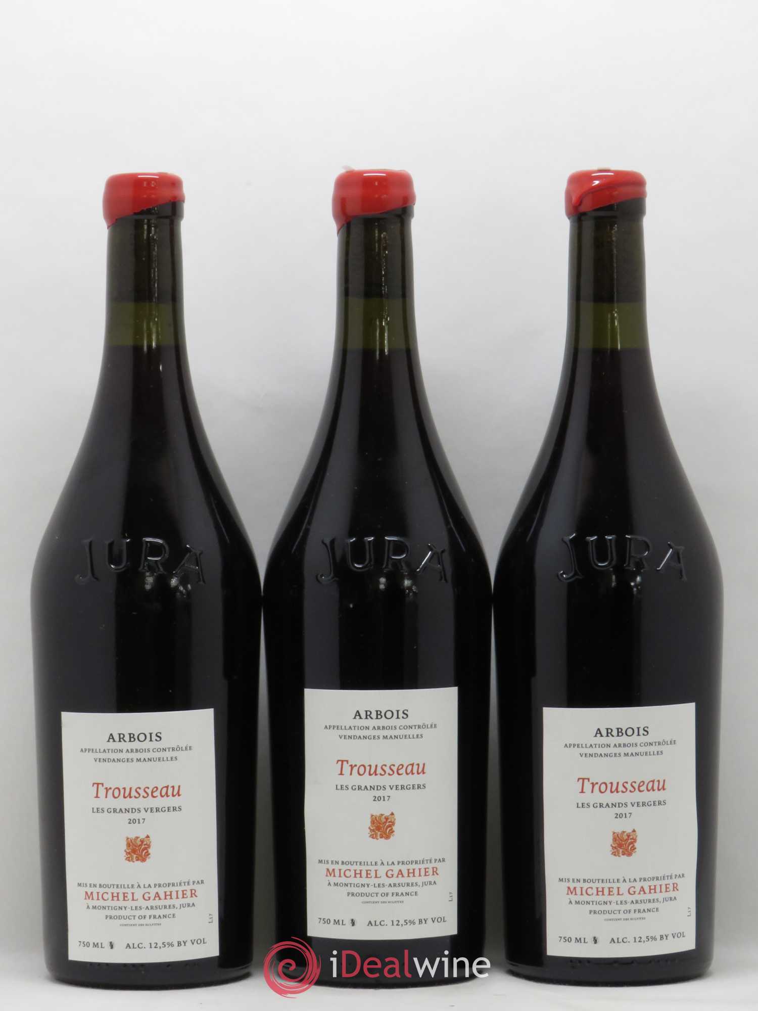 Arbois Trousseau Les Grands Vergers Michel Gahier 2017 - Posten von 6 Flaschen - 1