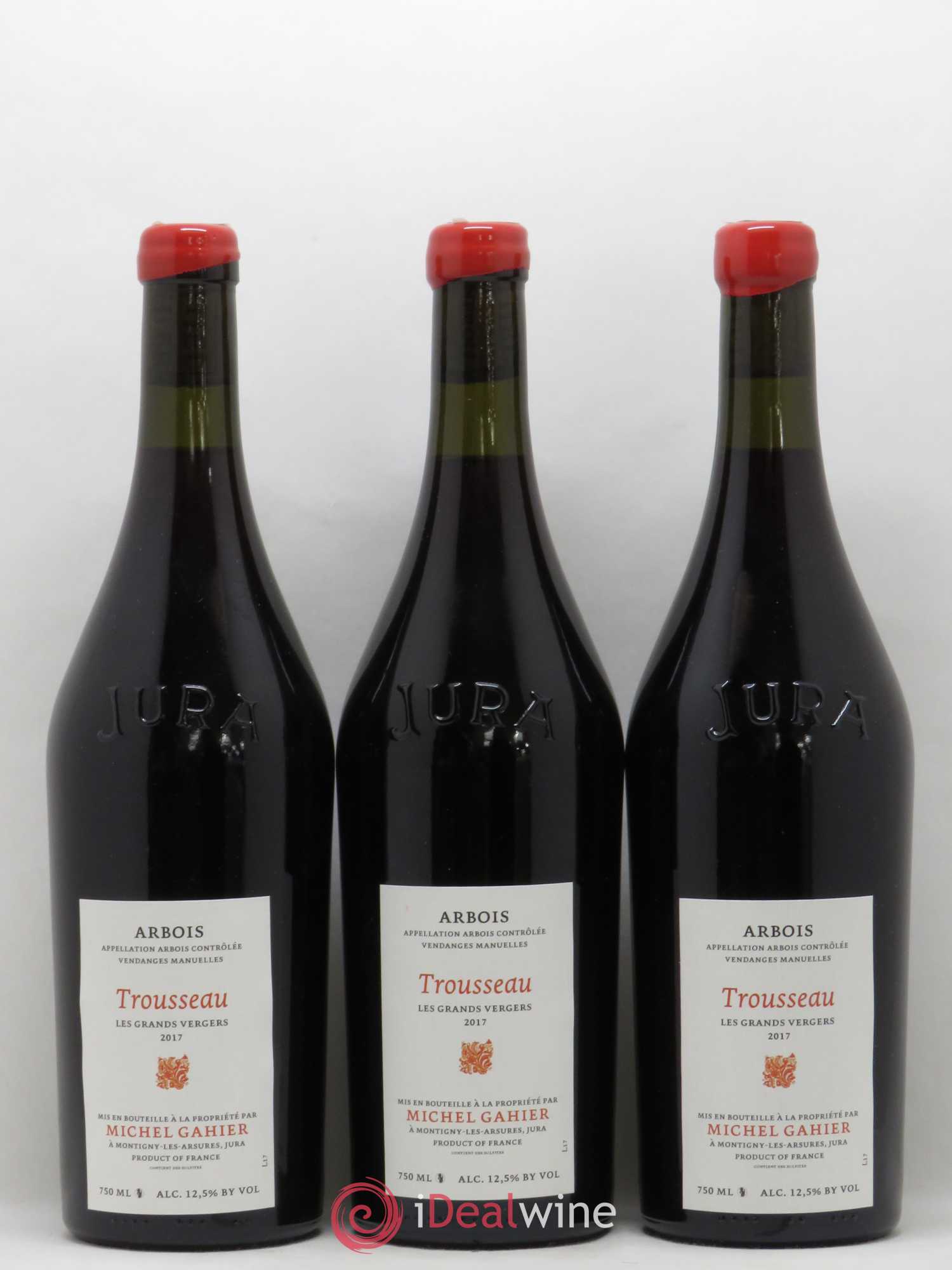 Arbois Trousseau Les Grands Vergers Michel Gahier 2017 - Posten von 6 Flaschen - 2