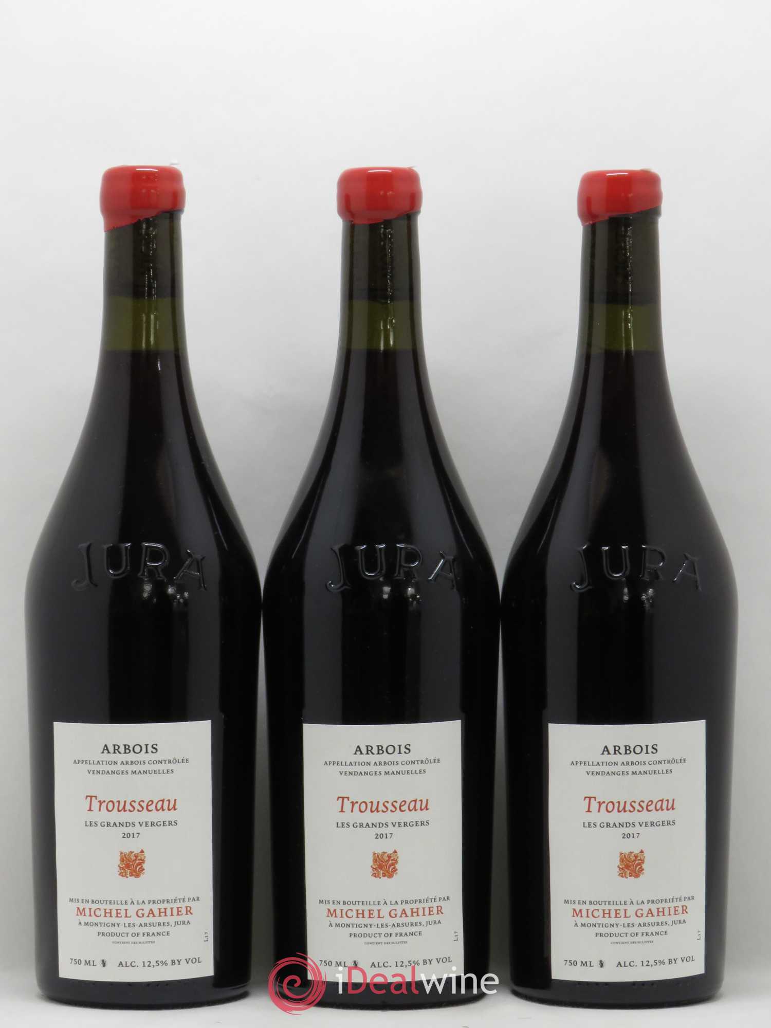 Arbois Trousseau Les Grands Vergers Michel Gahier 2017 - Posten von 6 Flaschen - 1